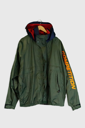 Vintage Nautica Competition Hooded Jacket Sz XL