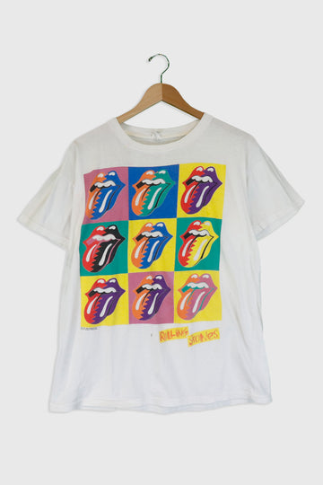 Vintage 1990 Rolling Stones Urban Jungle Europe Tour T Shirt Sz XL