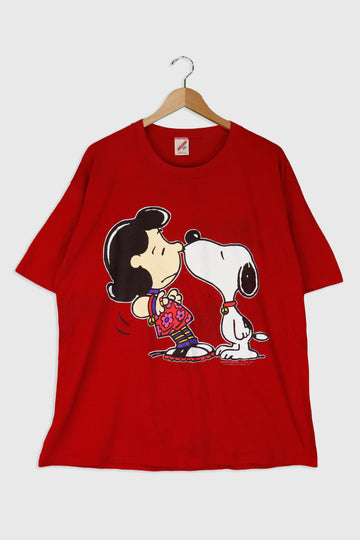 Vintage Peanuts Snoopy And Lucy T Shirt Sz 2XL