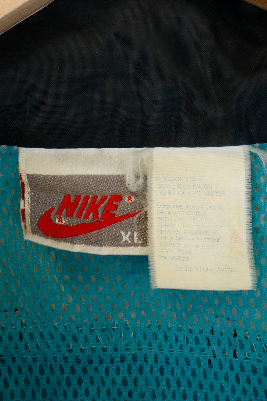 Vintage Nike Full Zip Mesh Lining Windbreaker Sz XL