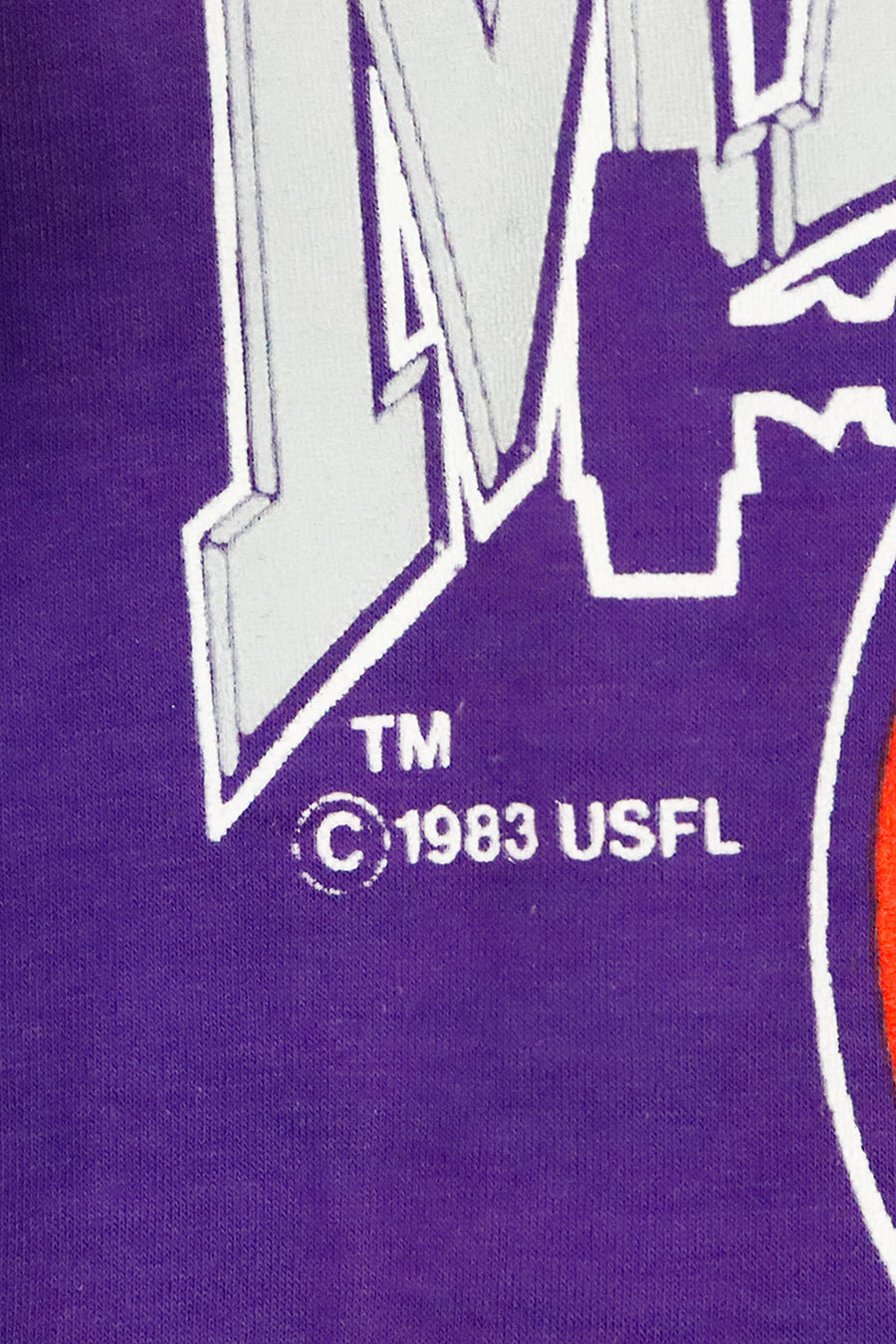 Vintage 1983 USFL Pittsburgh Maulers T Shirt Sz M