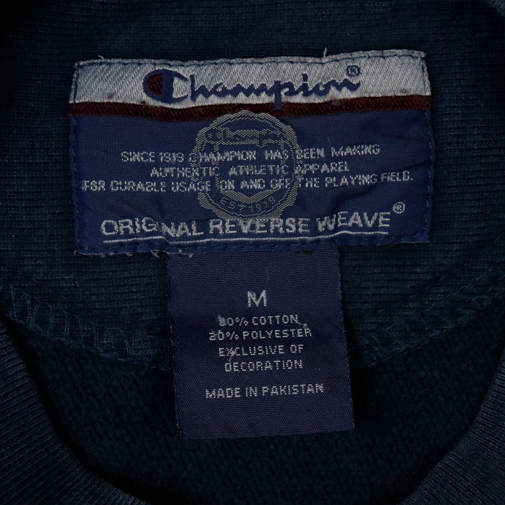 Vintage Champion Navy Graphic Crewneck Sweatshirt Size M