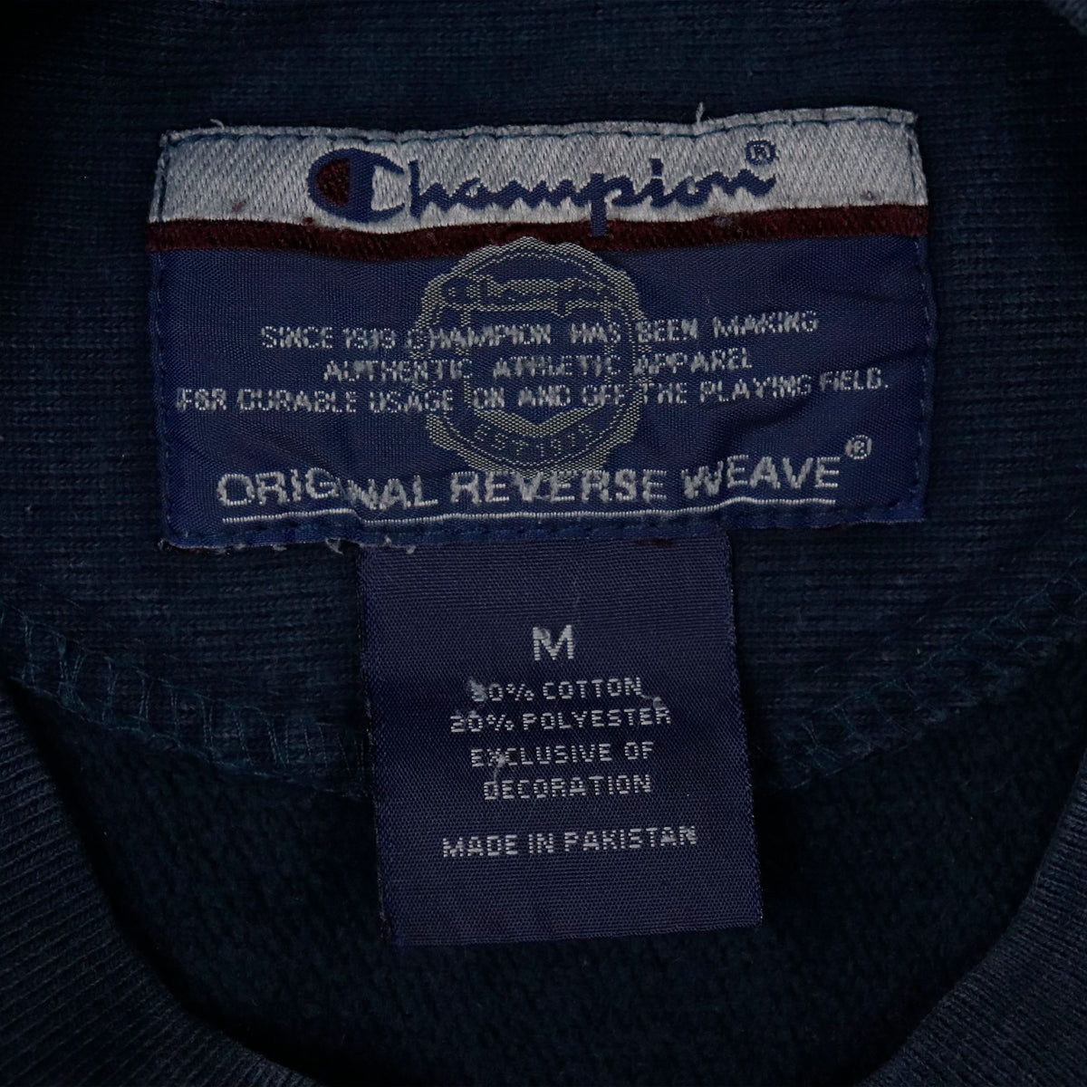 Vintage Champion Navy Graphic Crewneck Sweatshirt Size M