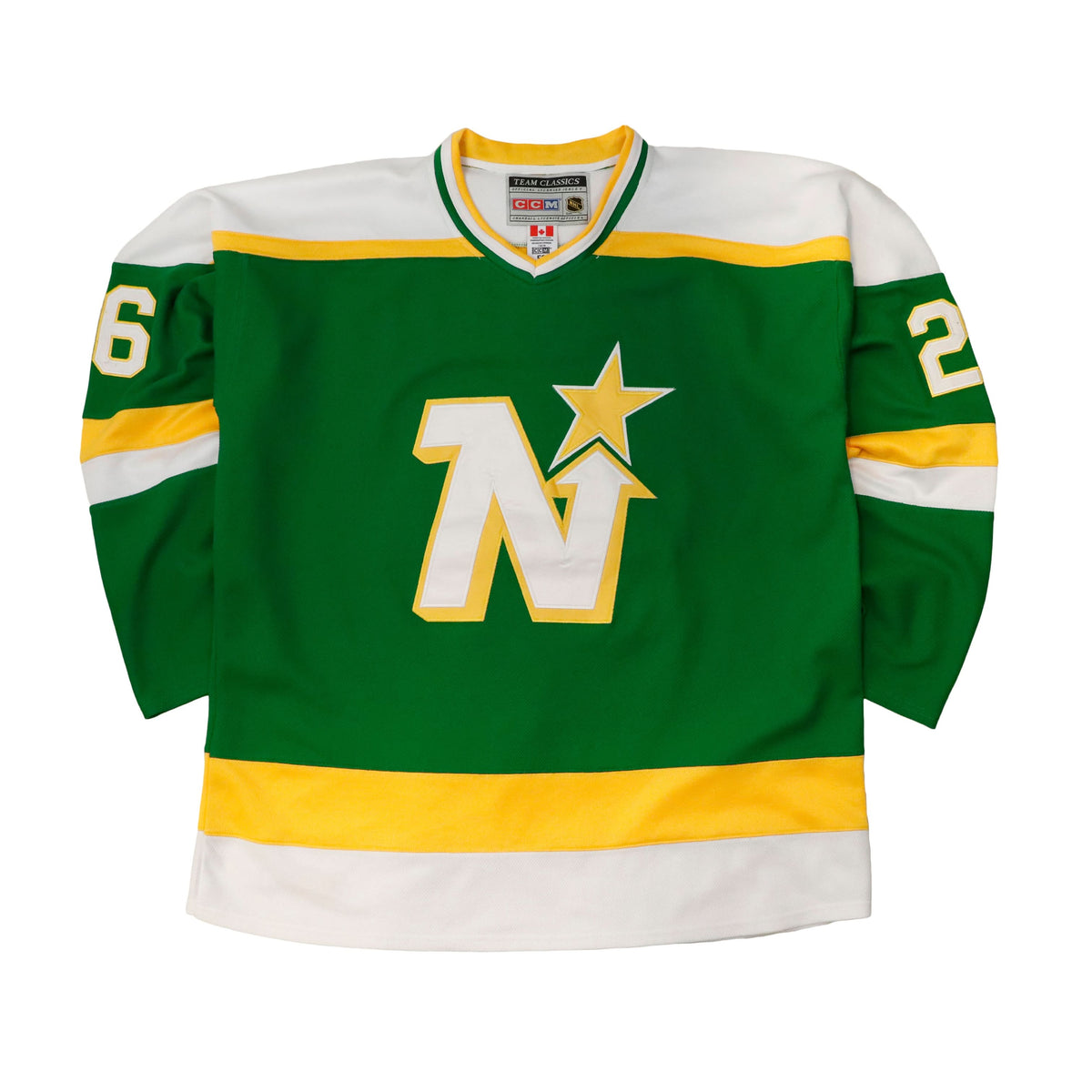Vintage CCM Minnesota North Stars Hockey Jersey Size 56