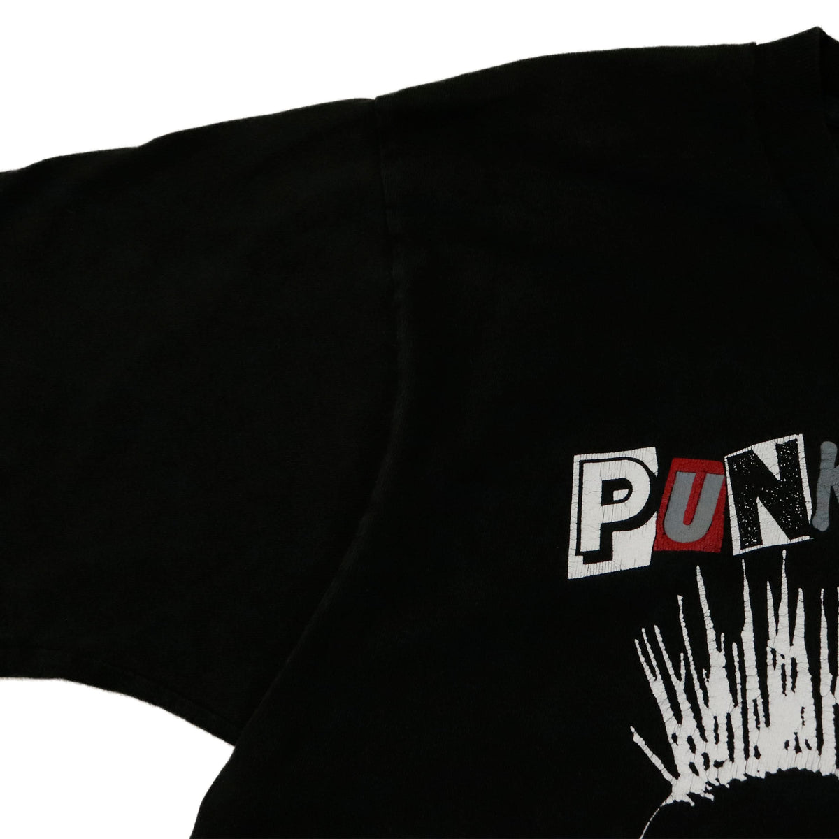 Vintage Punks Not Dead Graphic Skull T-Shirt Size N/A