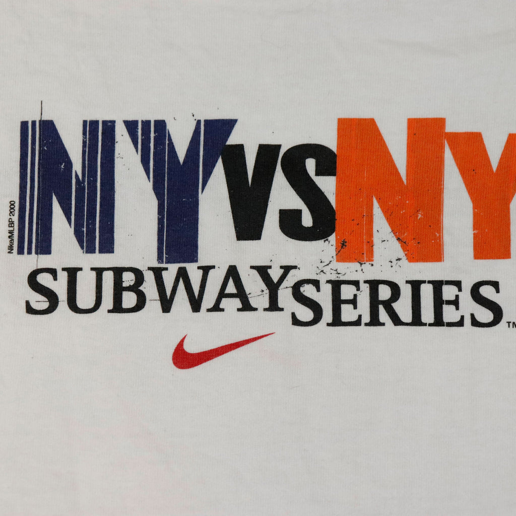 Vintage Nike NY vs NY Subway Series Graphic T-Shirt Size M