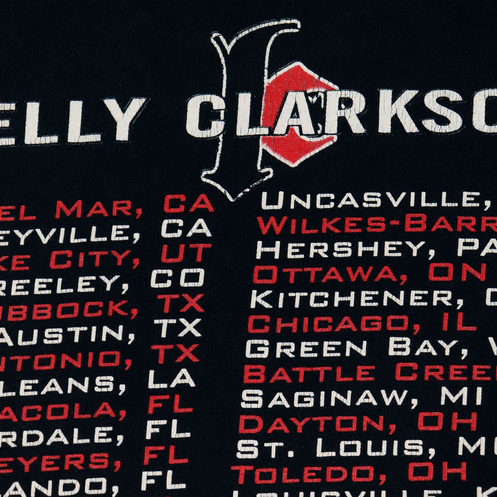 Vintage 2005 Kelly Clarkson Hazel Eyes Tour Graphic T-Shirt Size S