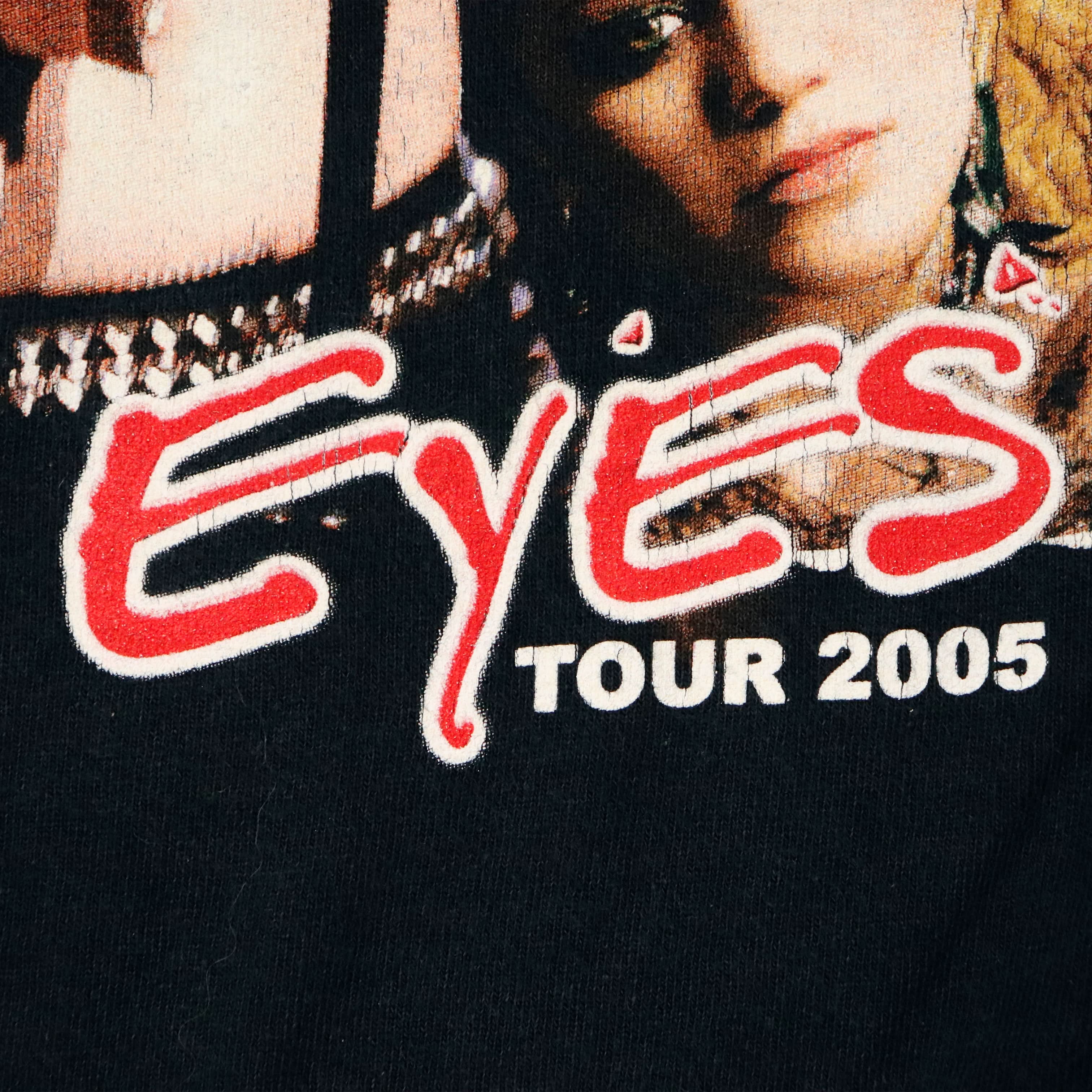 Vintage 2005 Kelly Clarkson Hazel Eyes Tour Graphic T-Shirt Size S