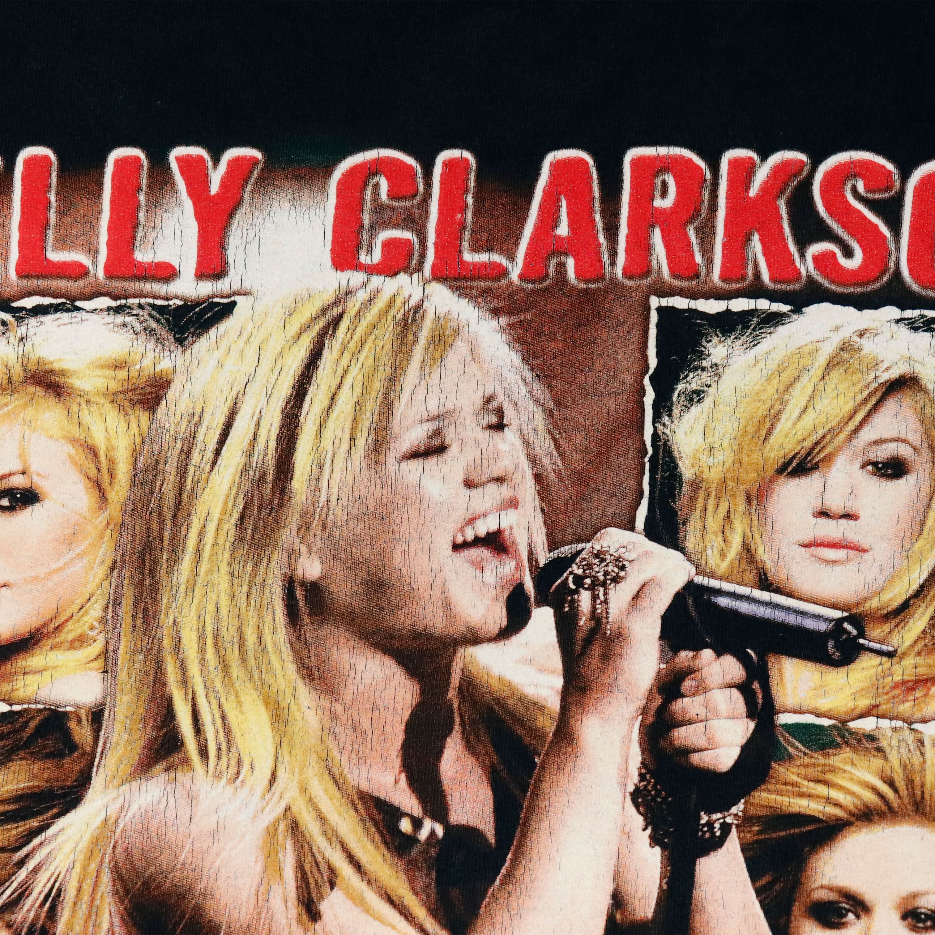 Vintage 2005 Kelly Clarkson Hazel Eyes Tour Graphic T-Shirt Size S