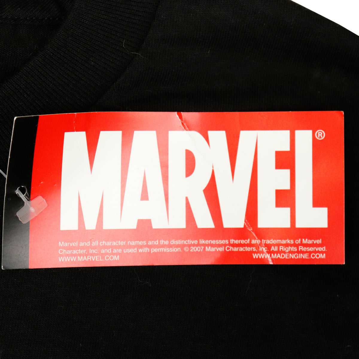 Vintage Marvel Mad Engine Ghostly Skull Graphic T-Shirt Size XL