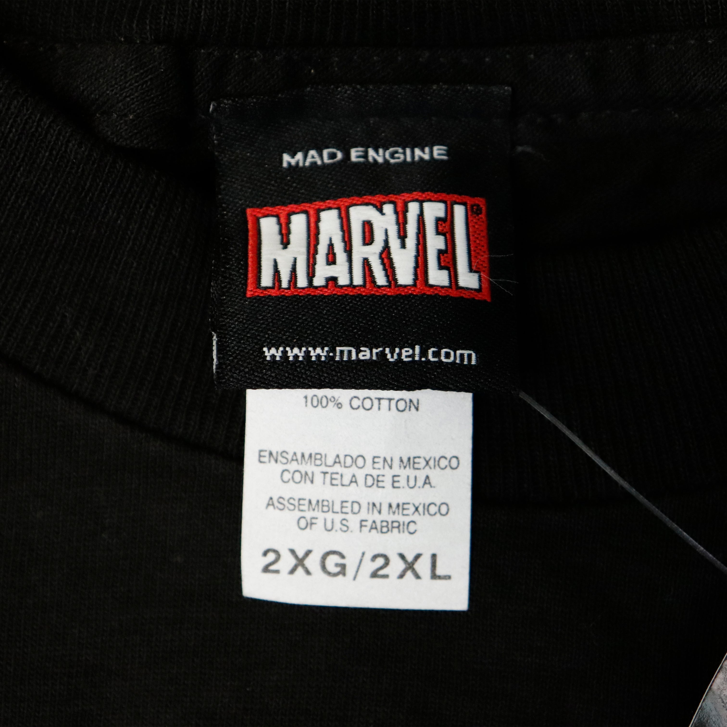 Vintage 2007 Marvel Mad Engine Psylocke Graphic T-Shirt Size XXL