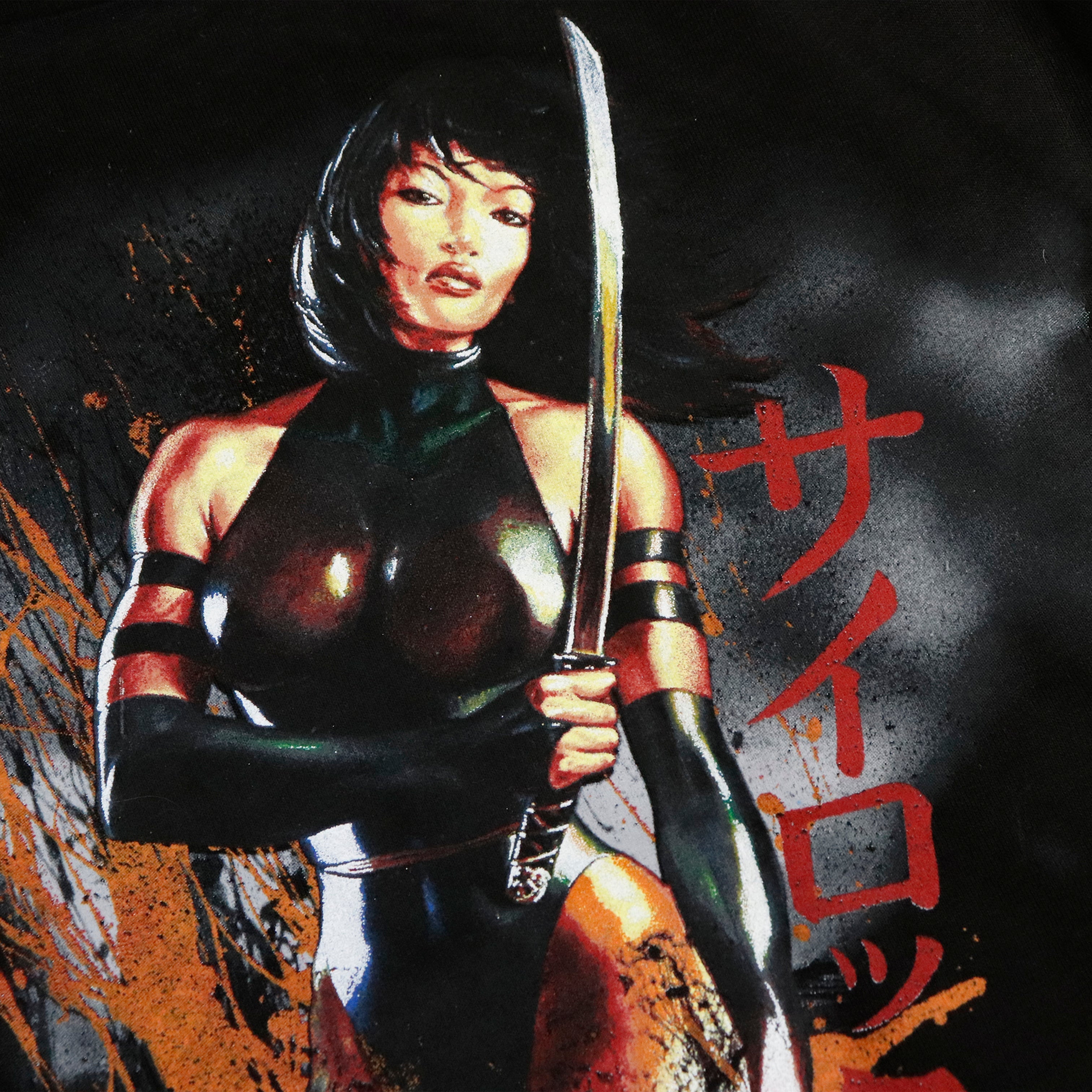 Vintage 2007 Marvel Mad Engine Psylocke Graphic T-Shirt Size XXL