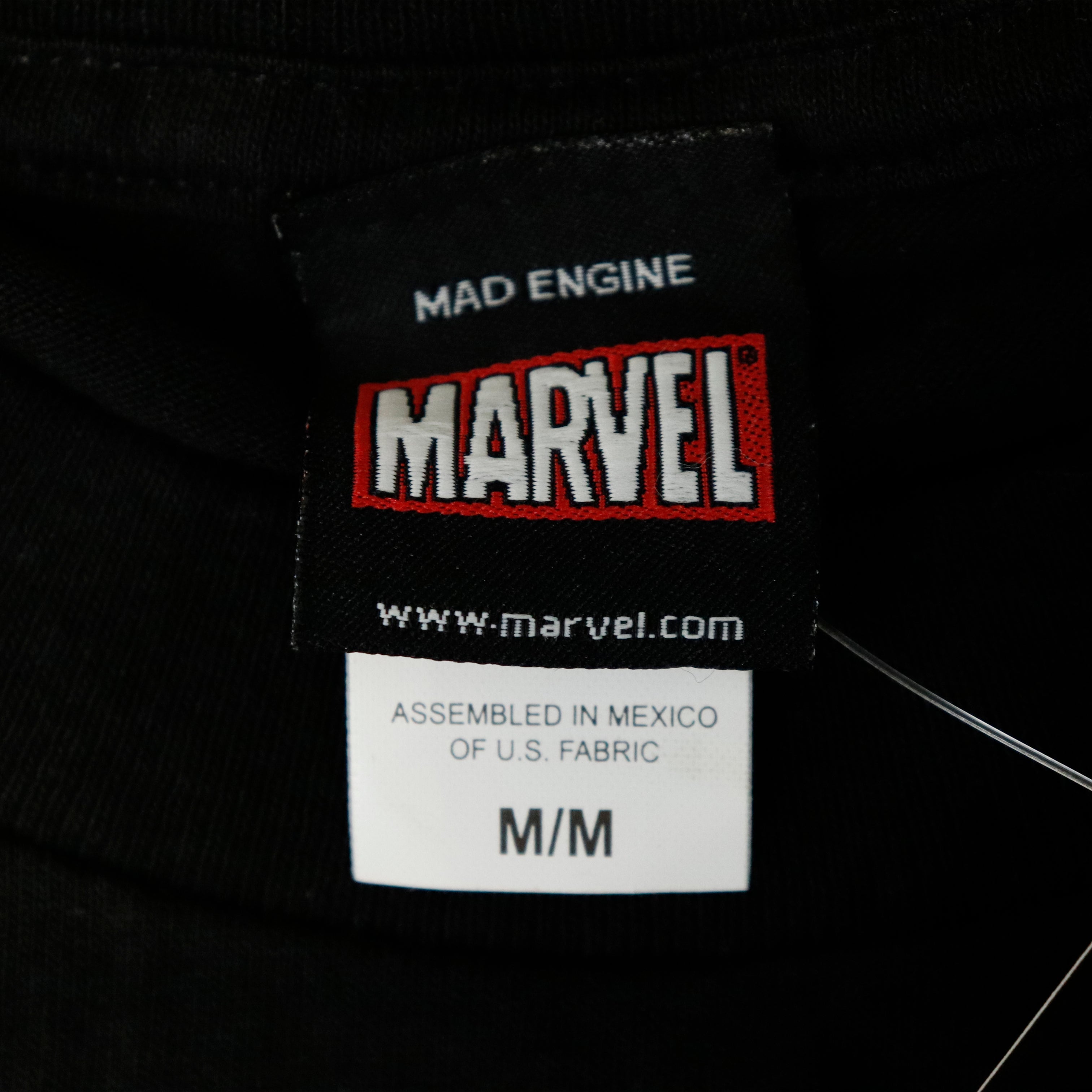 Vintage 2007 Marvel Mad Engine Cosmic Superhero Graphic T-Shirt Size M