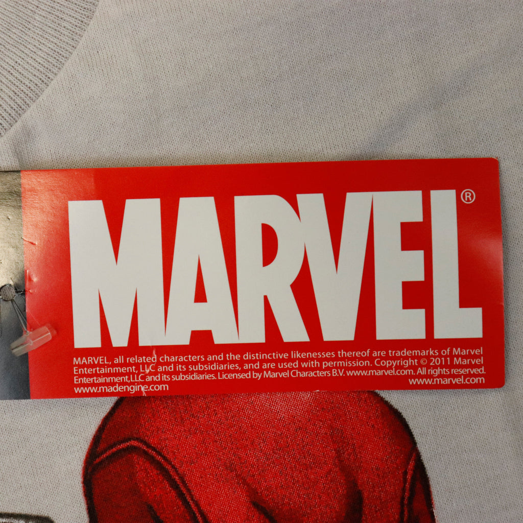Vintage 2011 Marvel Mad Engine Deadpool Graphic T-Shirt Size M