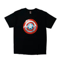 Vintage 2010 Marvel Mad Engine Captain America Shield Graphic T-Shirt Size L