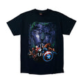 Vintage 2011 Marvel Mad Engine Superheroes Graphic T-Shirt Size M
