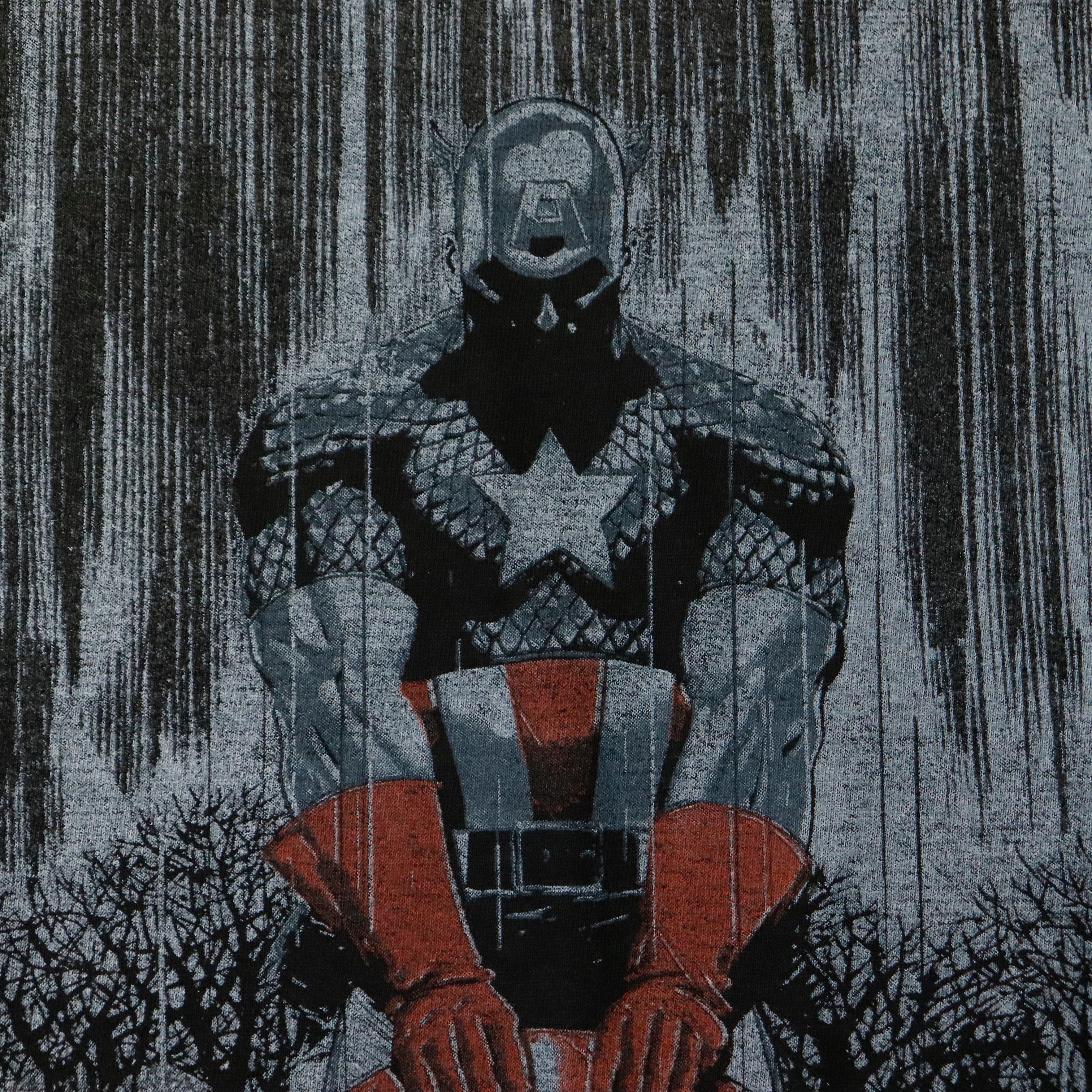 Vintage 2012 Marvel Mad Engine Captain America Graphic T-Shirt Size XL