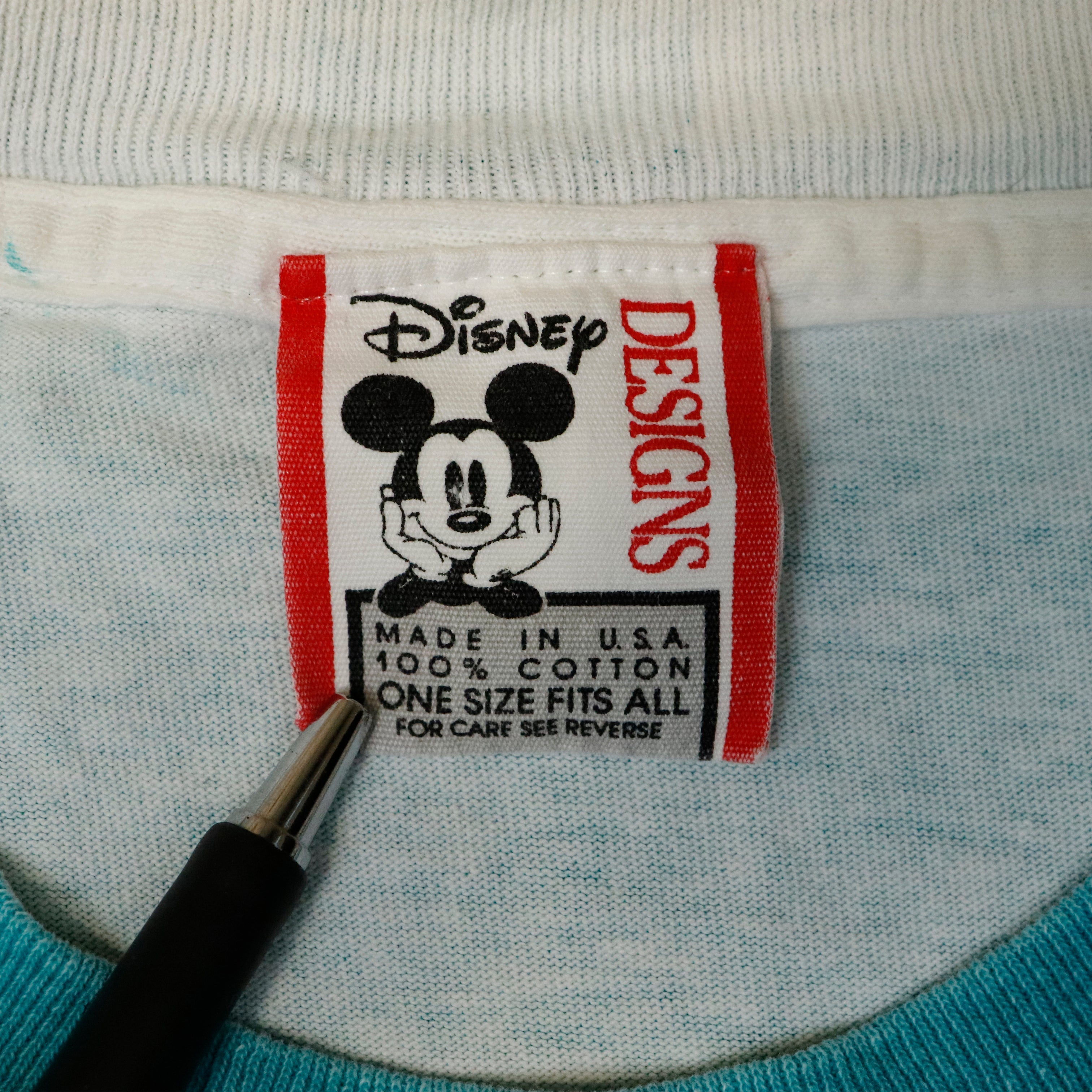 Vintage 80s 90s Disney Typhoon Lagoon Graphic All Over Print T-Shirt Size One Size