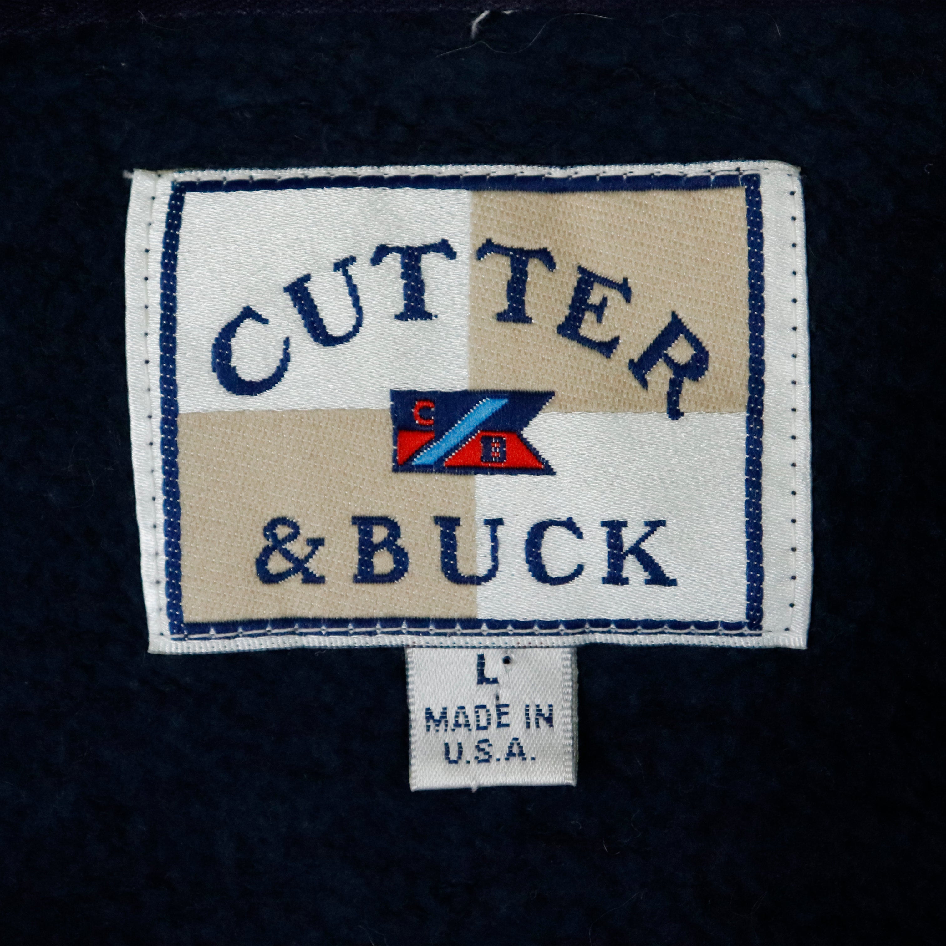 Vintage 80s Cutter & Buck Colorblock Pullover Hoodie Size L