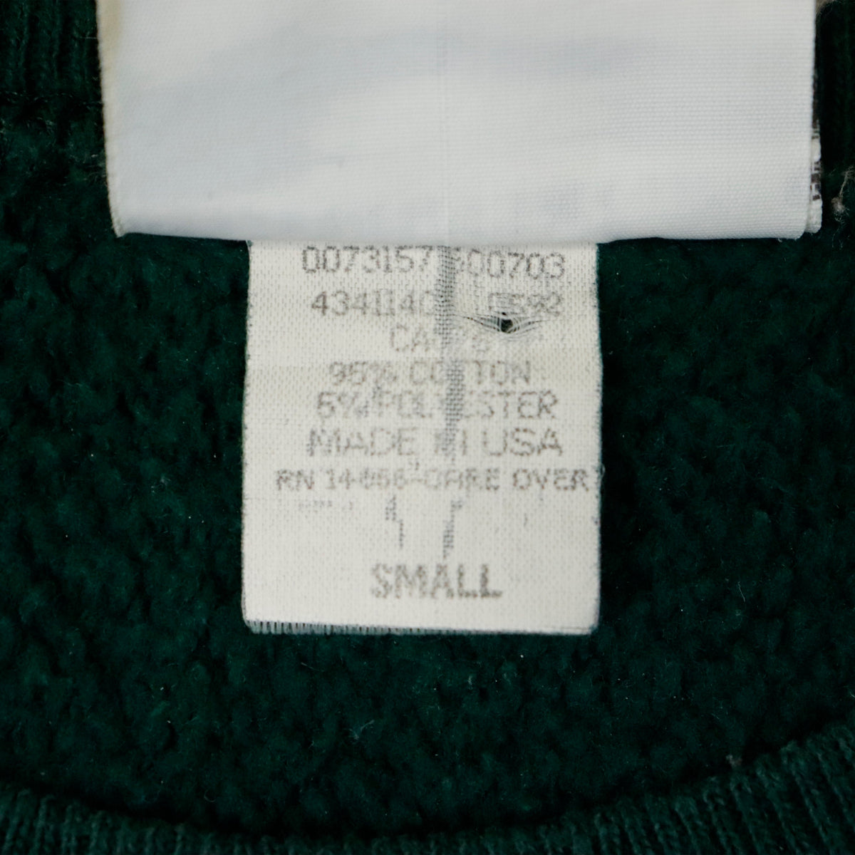 Vintage Lee Rapid River Alumni Plaid Letter Sweatshirt Size S