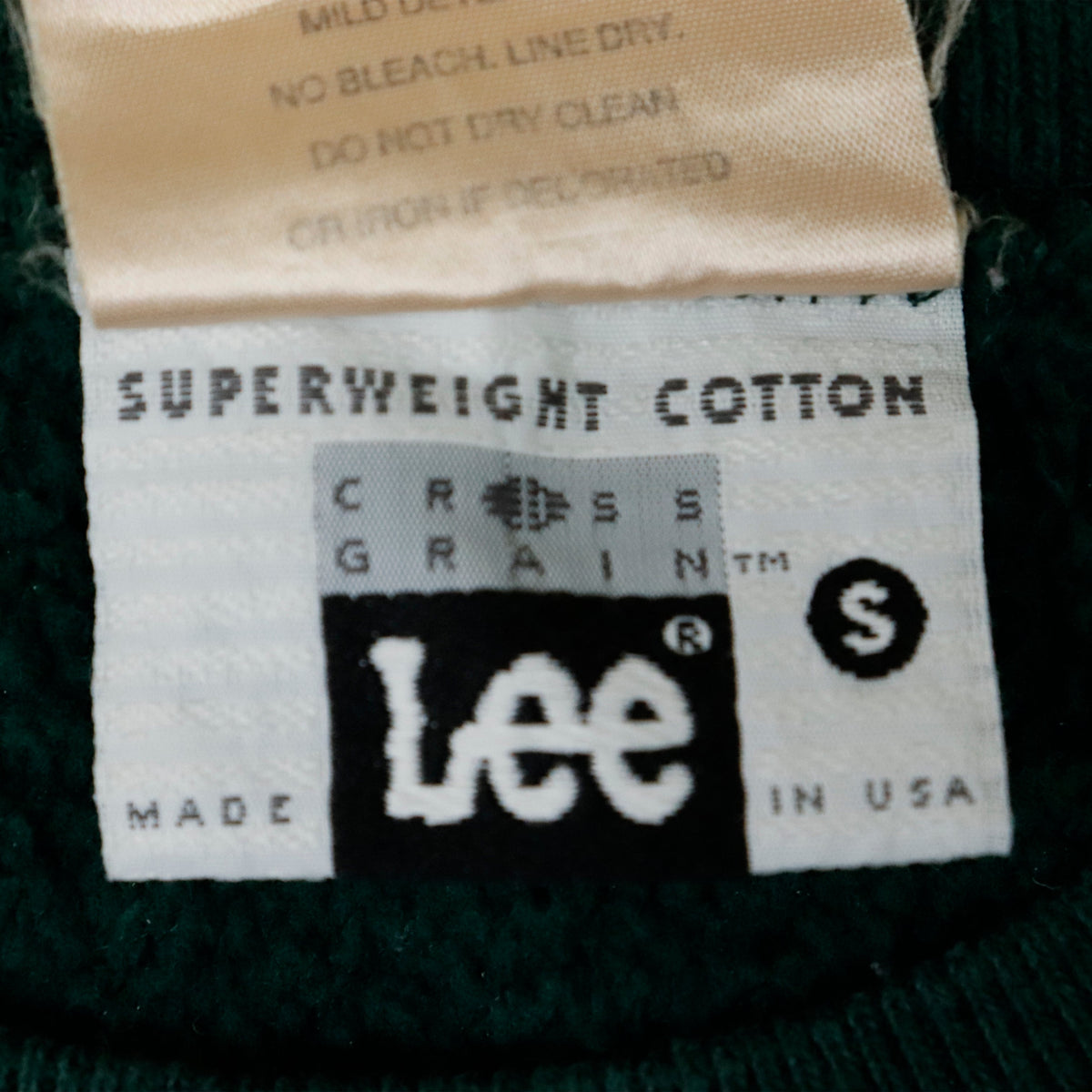 Vintage Lee Rapid River Alumni Plaid Letter Sweatshirt Size S
