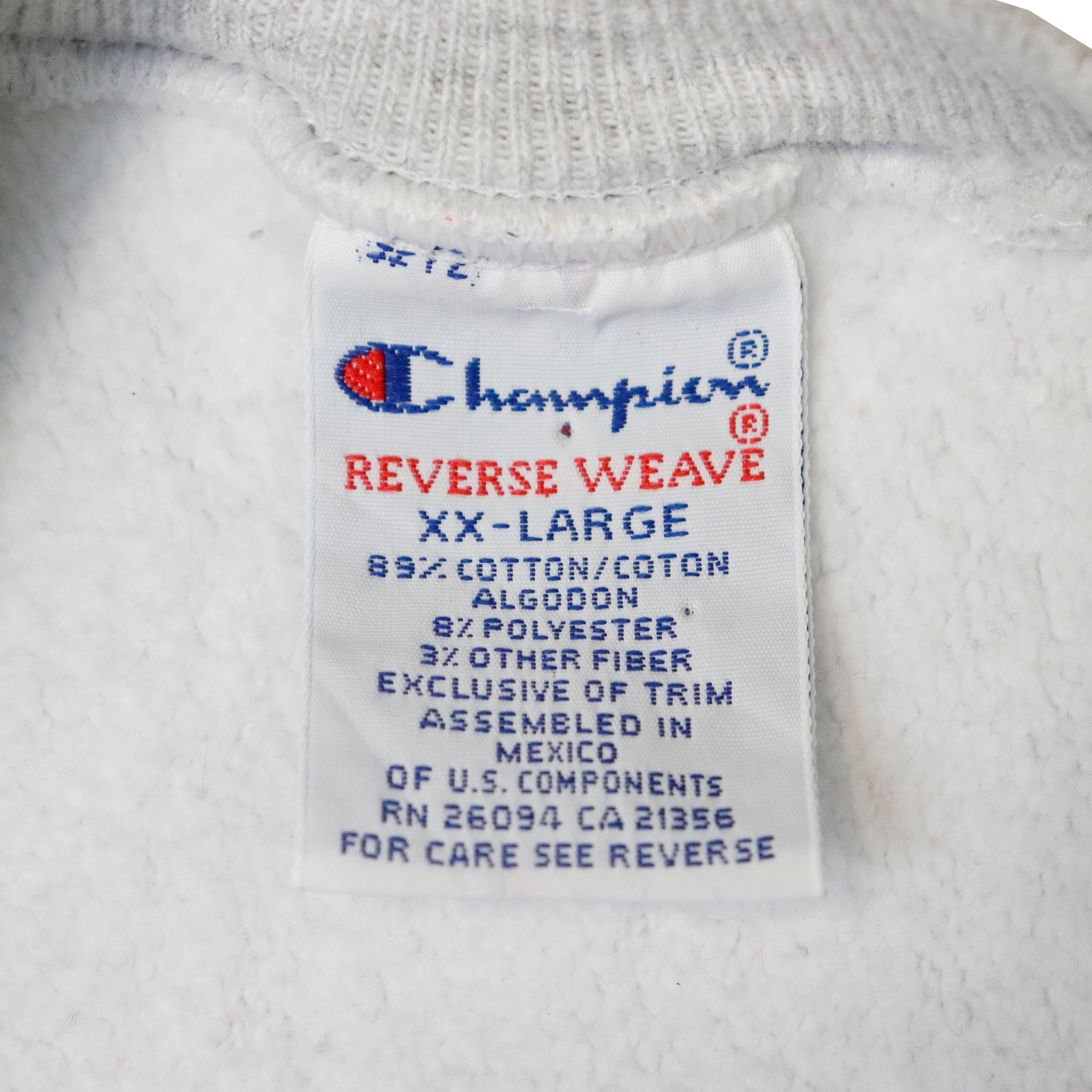 Vintage 1994-95 Champion Reverse Weave Nebraska Huskers Crewneck Sweatshirt Size XXL