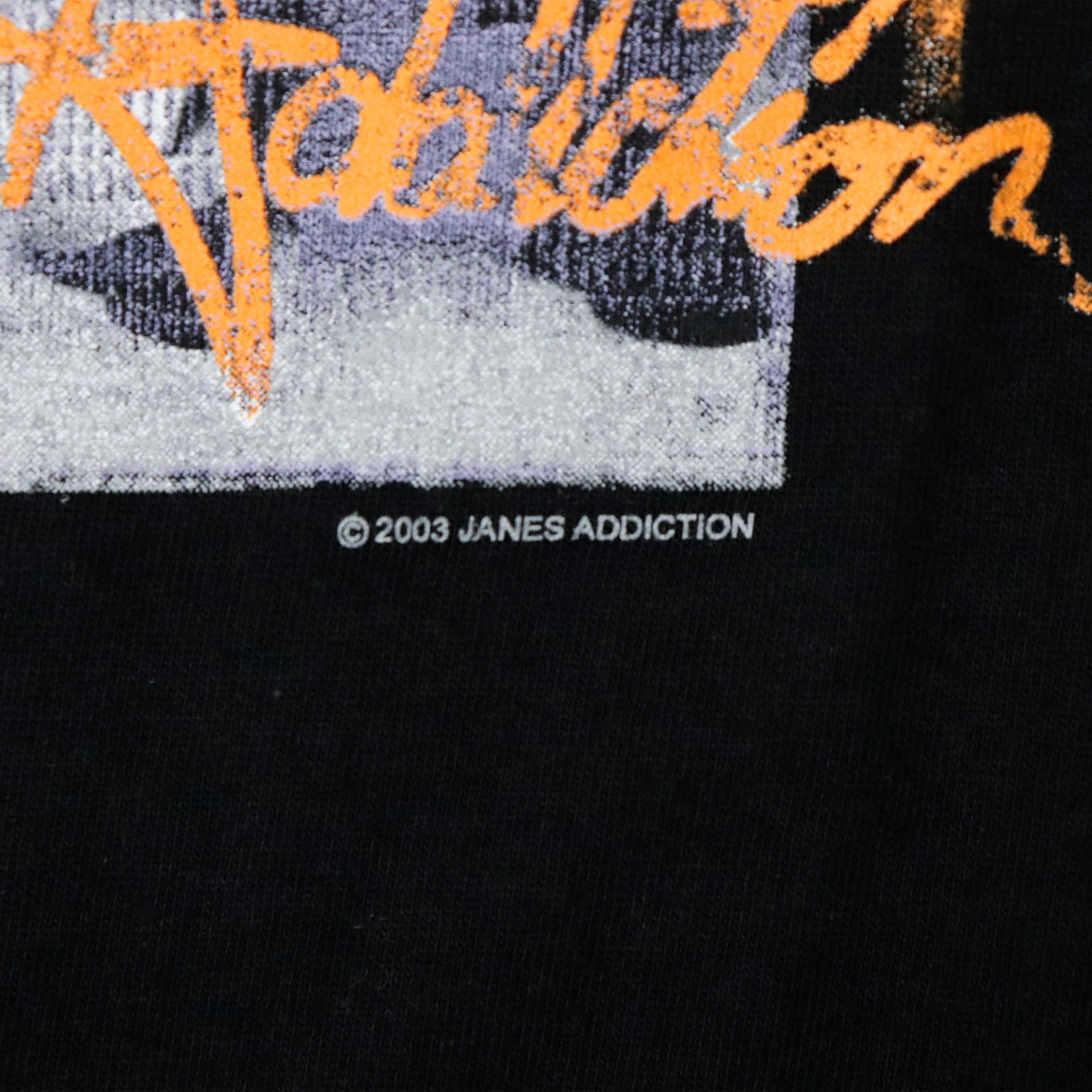 Vintage 2003 Jane's Addiction Band Graphic T-Shirt Size M