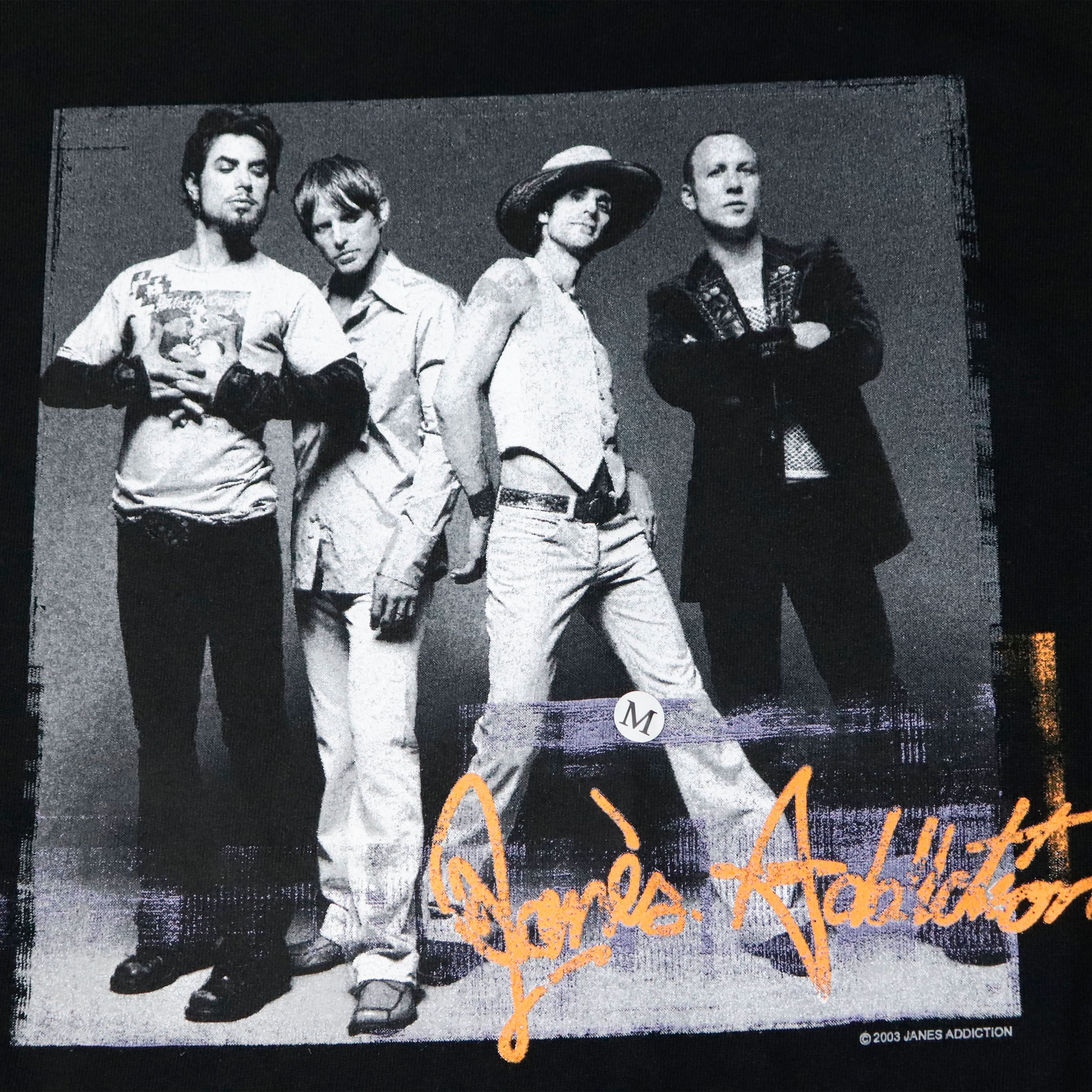 Vintage 2003 Jane's Addiction Band Graphic T-Shirt Size M