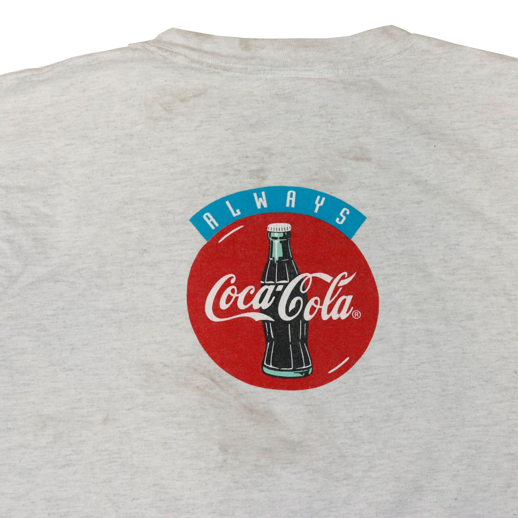 Vintage 1994 Coke Always Rugged Graphic T-Shirt Size XL