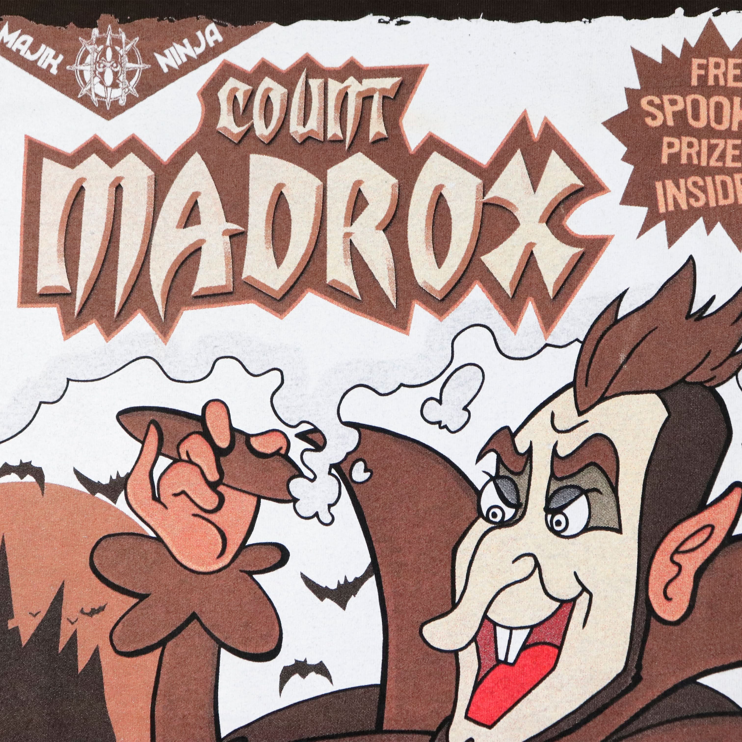 Vintage Twizted Count Madrox Cartoon Horror Graphic T-Shirt Size M