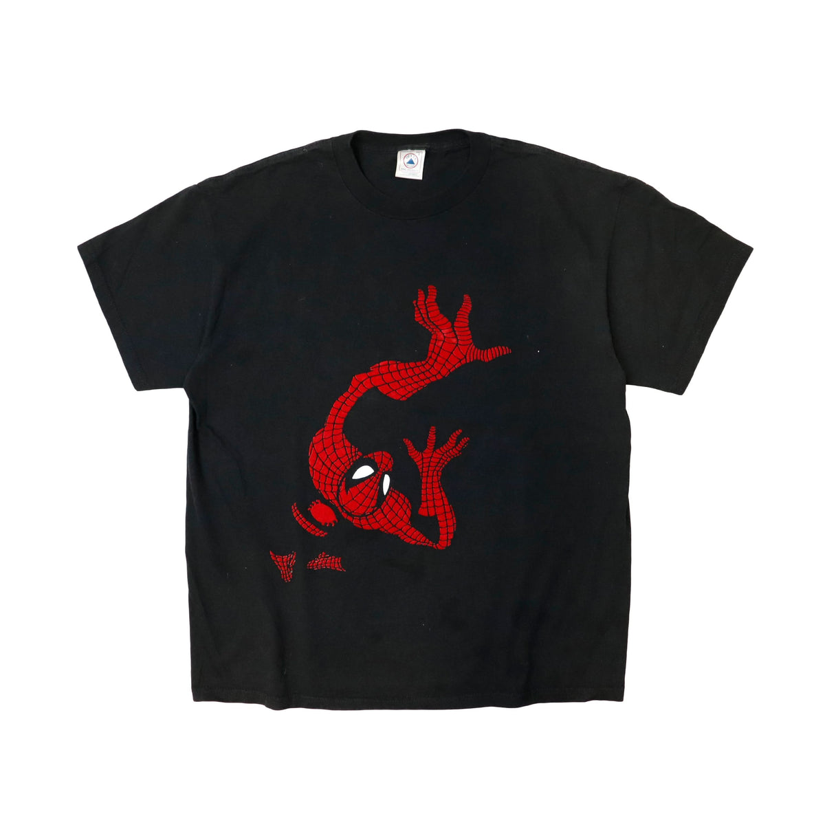Vintage Spider-Man Graphic Black Delta T-shirt Size N/A