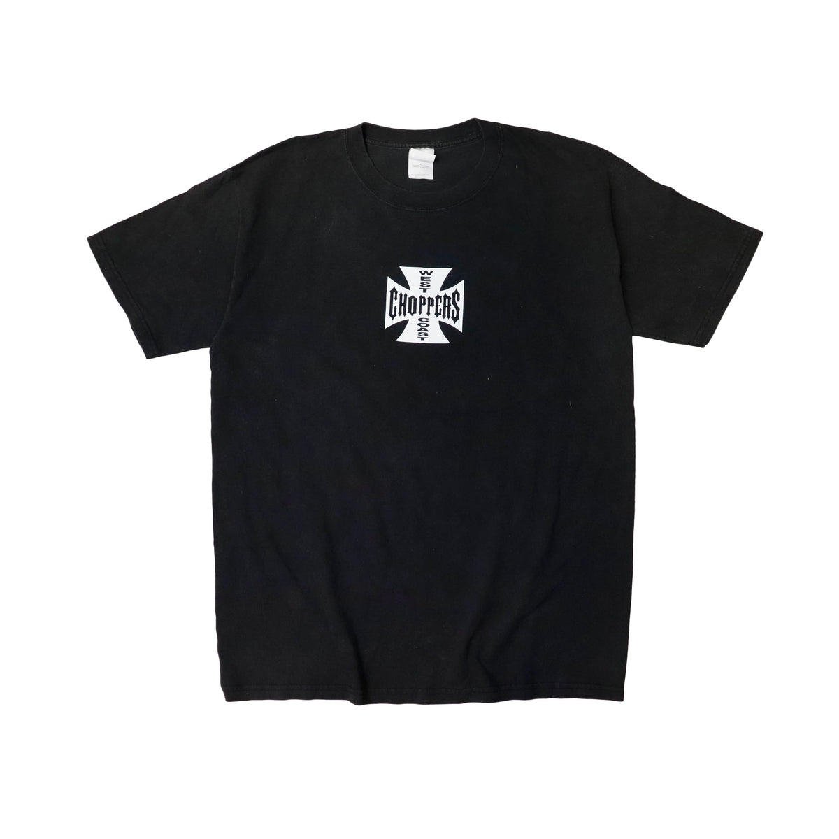 Vintage West Coast Choppers Cross Logo Black T-Shirt Size L
