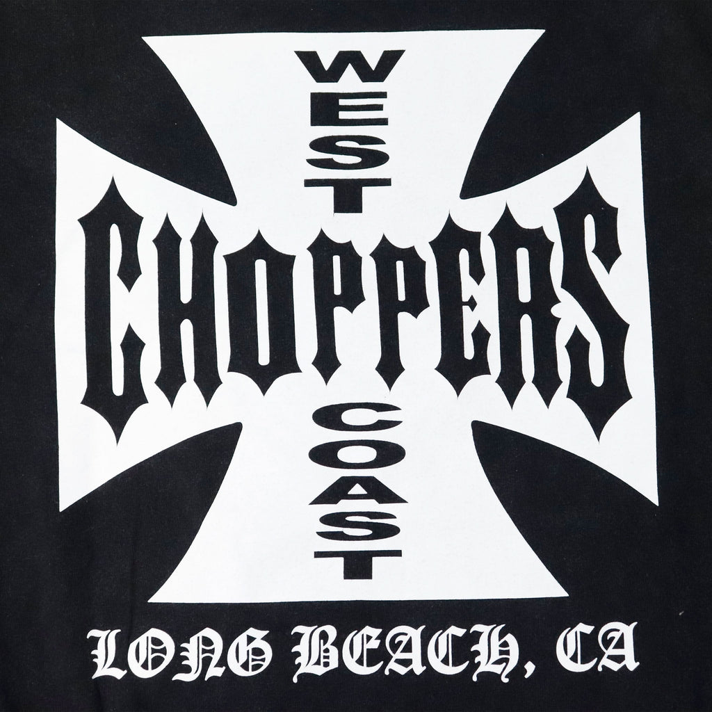 Vintage West Coast Choppers Cross Logo Black T-Shirt Size L
