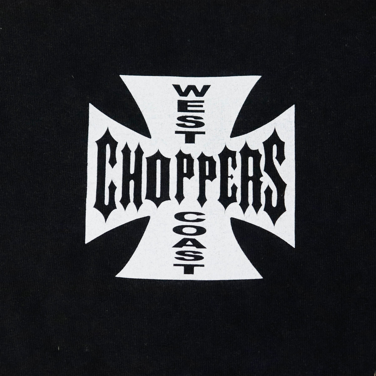 Vintage West Coast Choppers Cross Logo Black T-Shirt Size L