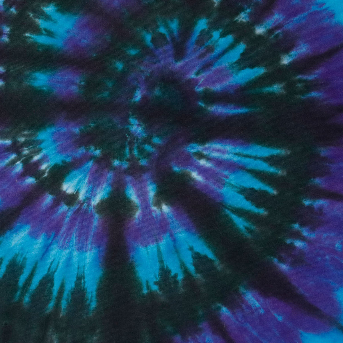 Vintage 1990 Liquid Blue Dancing Skeletons Tie-Dye T-Shirt Size XL