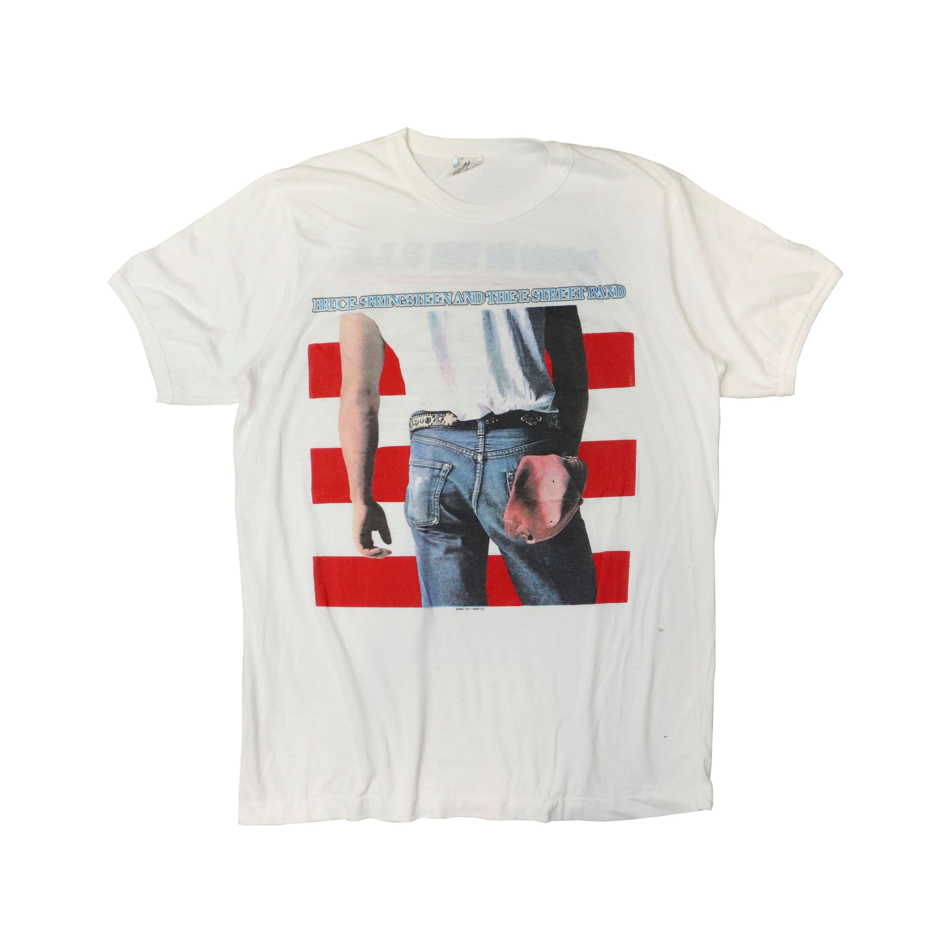 Vintage 1984 Bruce Springsteen Born in the USA Tour Graphic T-Shirt Size XL