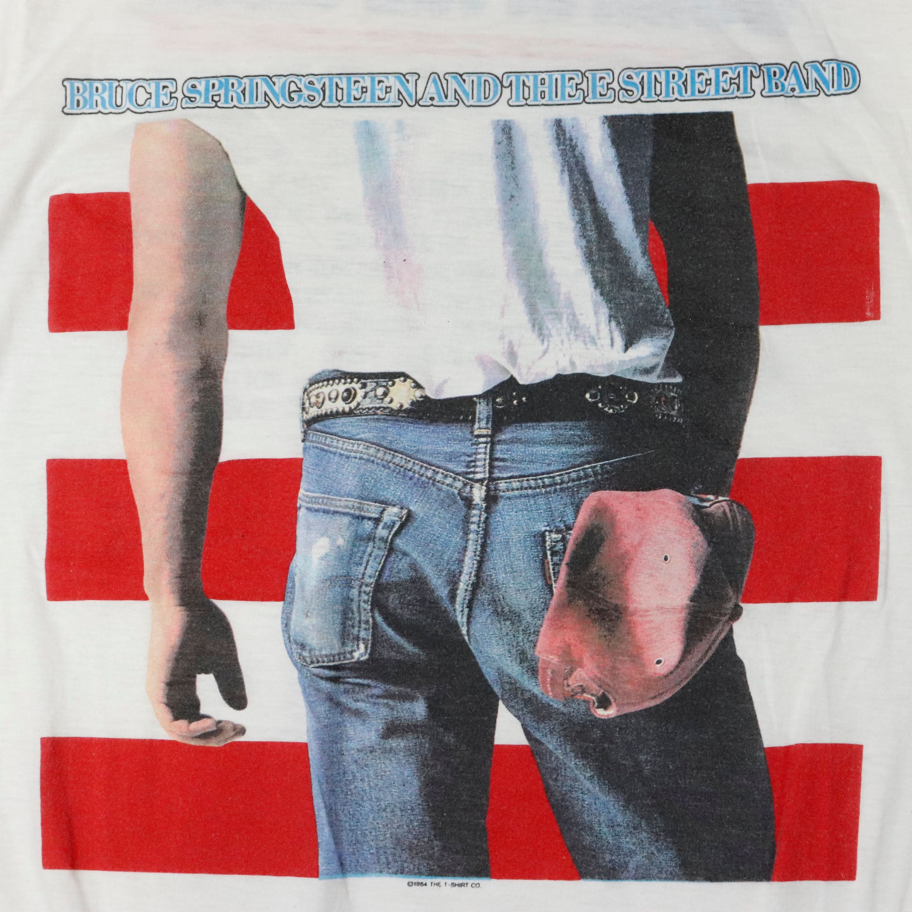 Vintage 1984 Bruce Springsteen Born in the USA Tour Graphic T-Shirt Size XL
