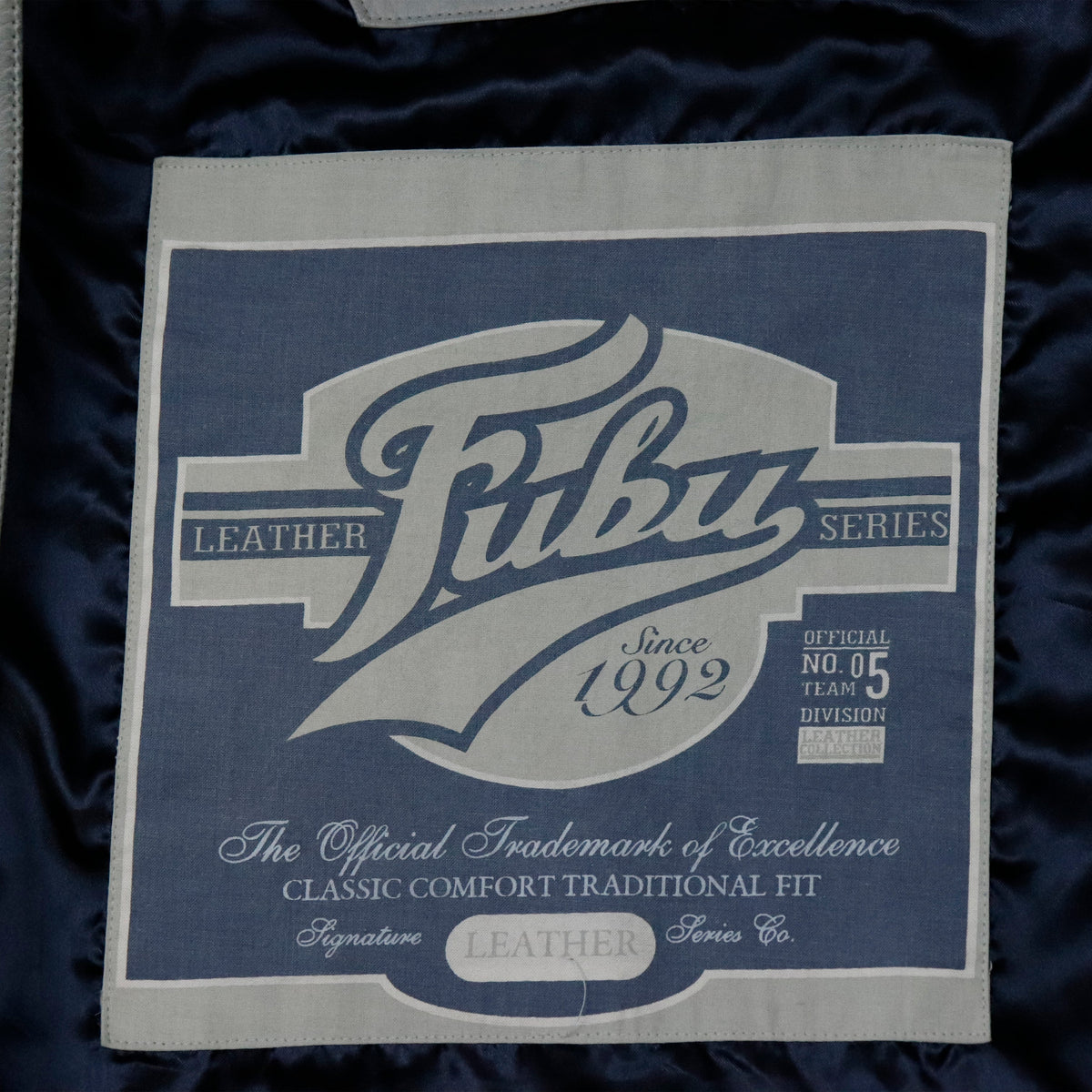 Vintage FUBU League 05 Leather Varsity Jacket Size L