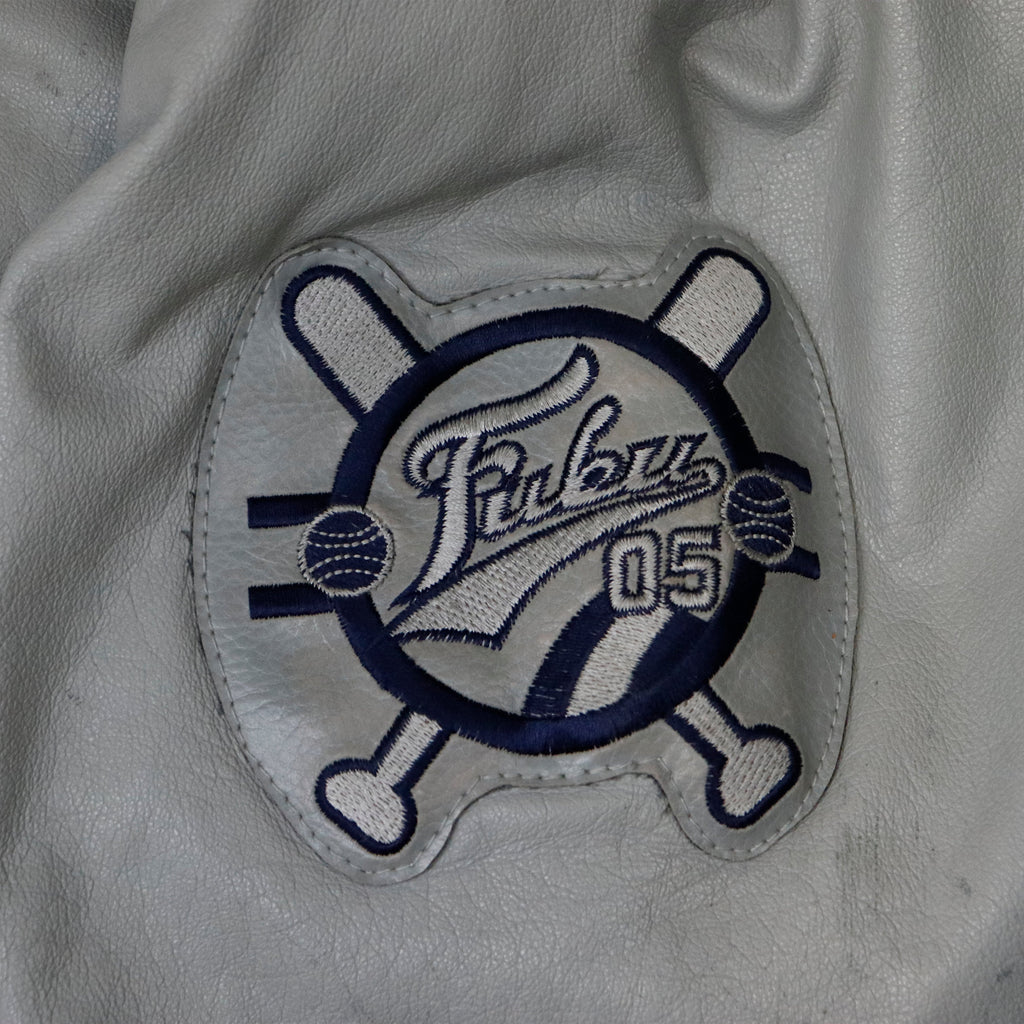 Vintage FUBU League 05 Leather Varsity Jacket Size L