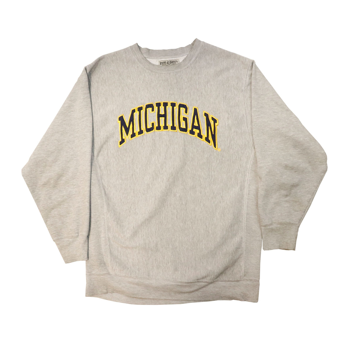 Vintage Steve and Barry's Michigan Embroidered Sweatshirt Size L