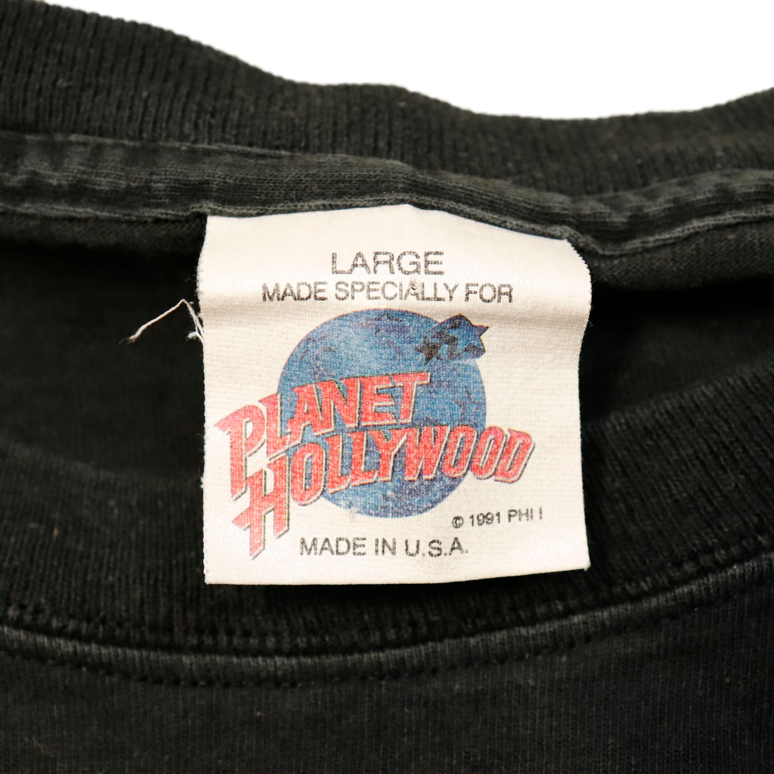 1991s Planet Hollywood Indianapolis Graphic T-Shirt Size L