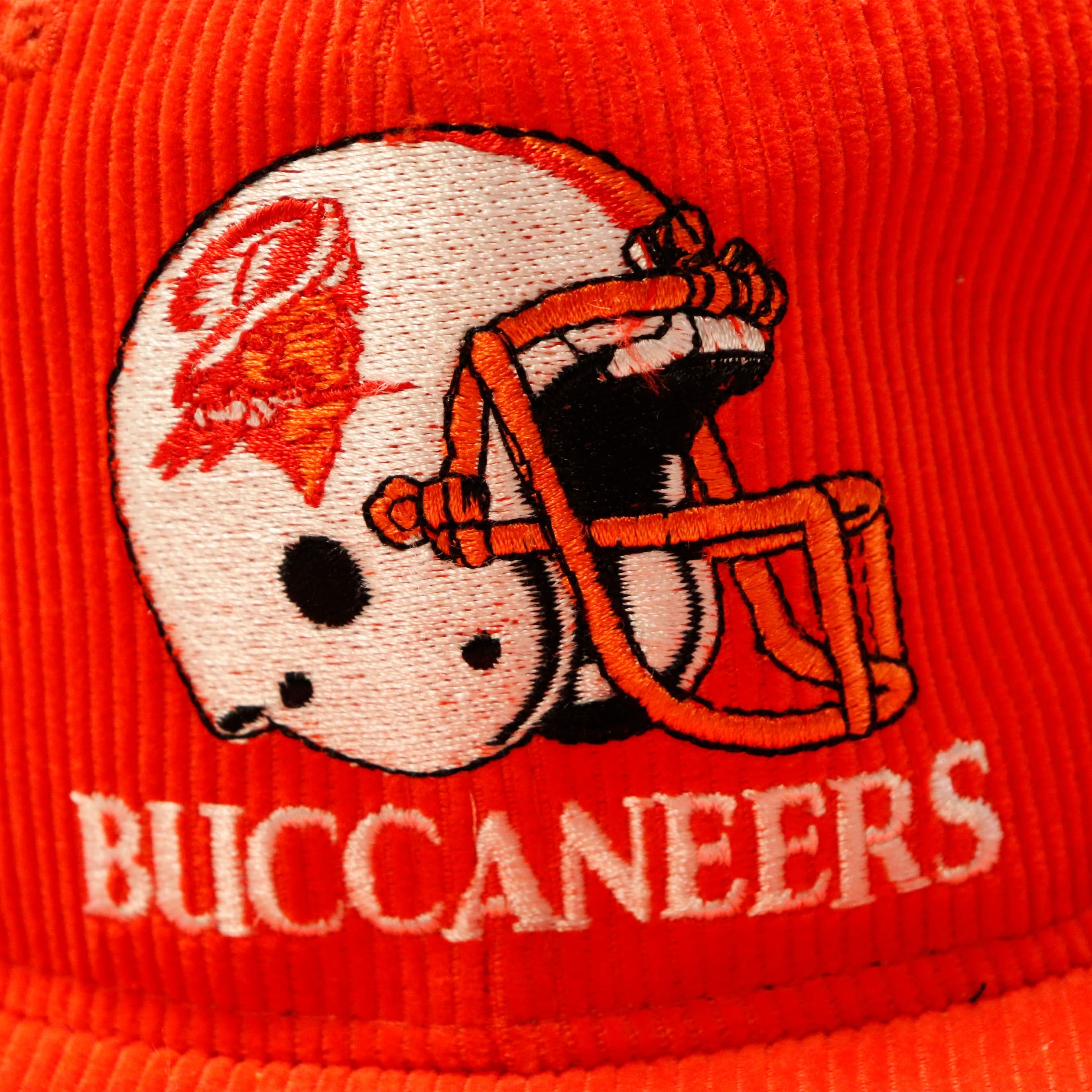 Vintage Ted Fletcher Buccaneers Corduroy Snapback Hat Size One Size
