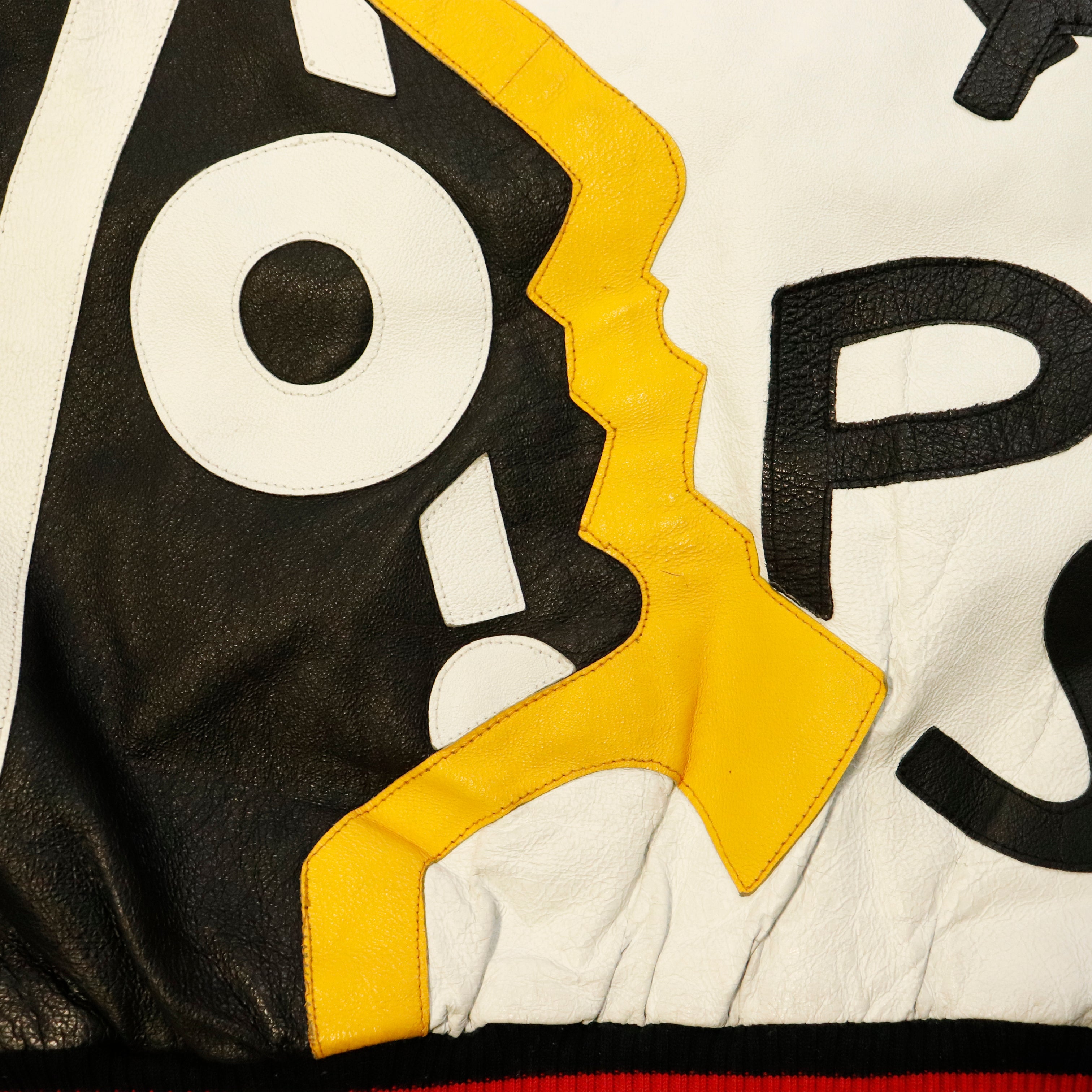 Vintage 1992 YO MTV Rap leather Hooded jacket Size XL RARE!