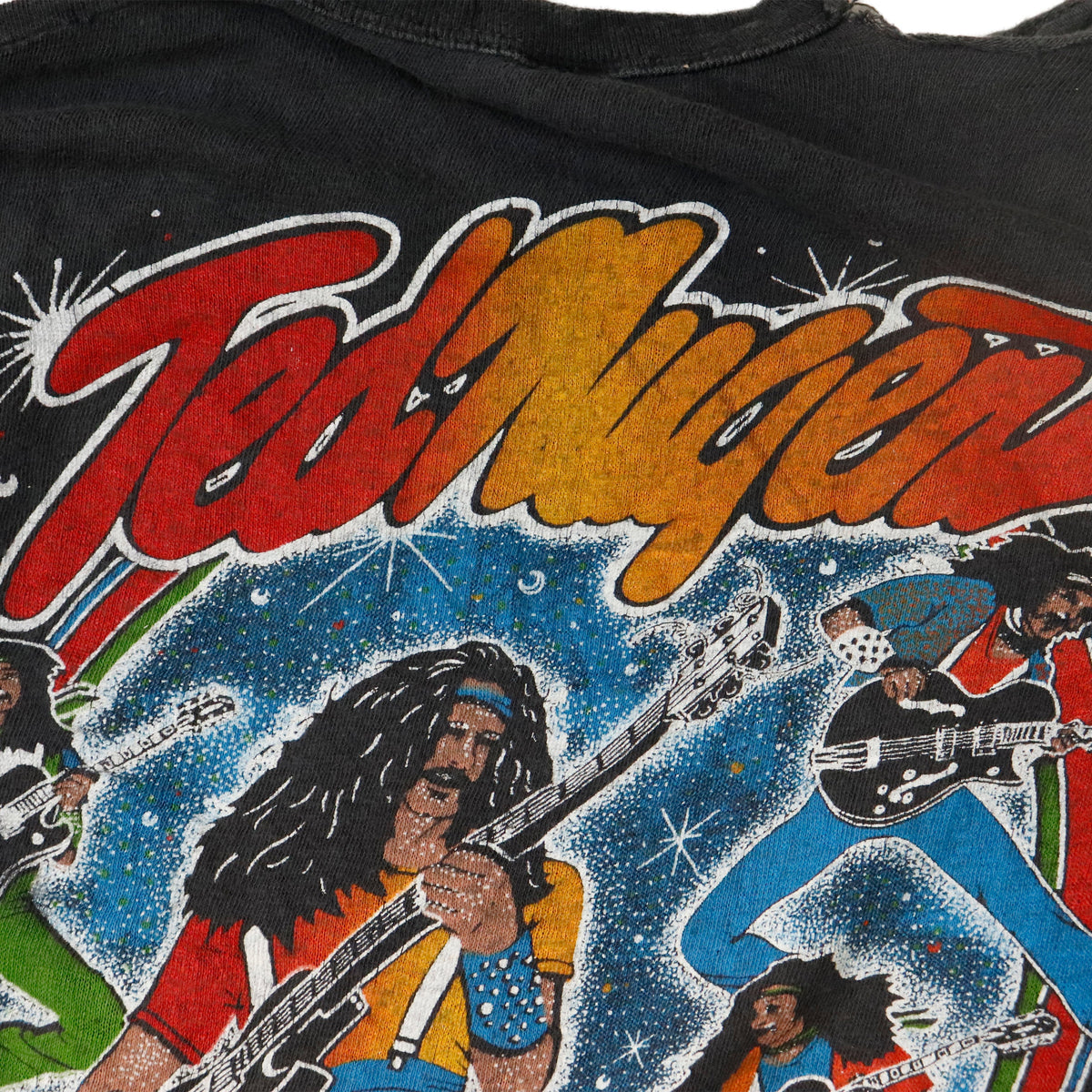 Vintage 80s Ted Nugent Legend Valley Jam Graphic T-Shirt Size M