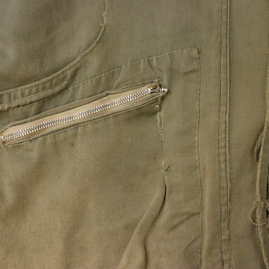 Vintage RARE Hunting Jacket 50s unique pocket details Fishing Army