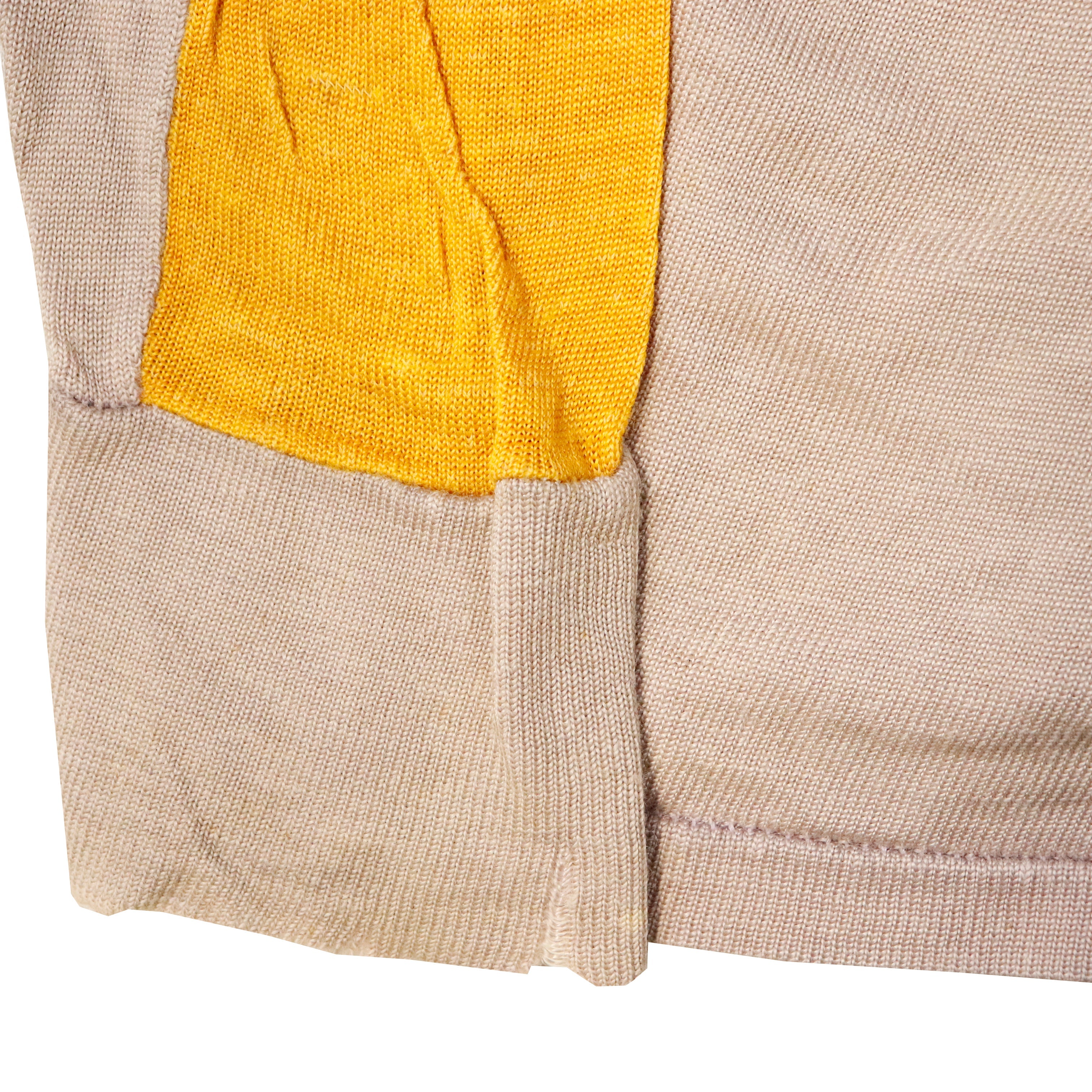 Vintage 30s Hockey Jersey Loskins Distressed Colorblock Long Sleeve Shirt Size One Size