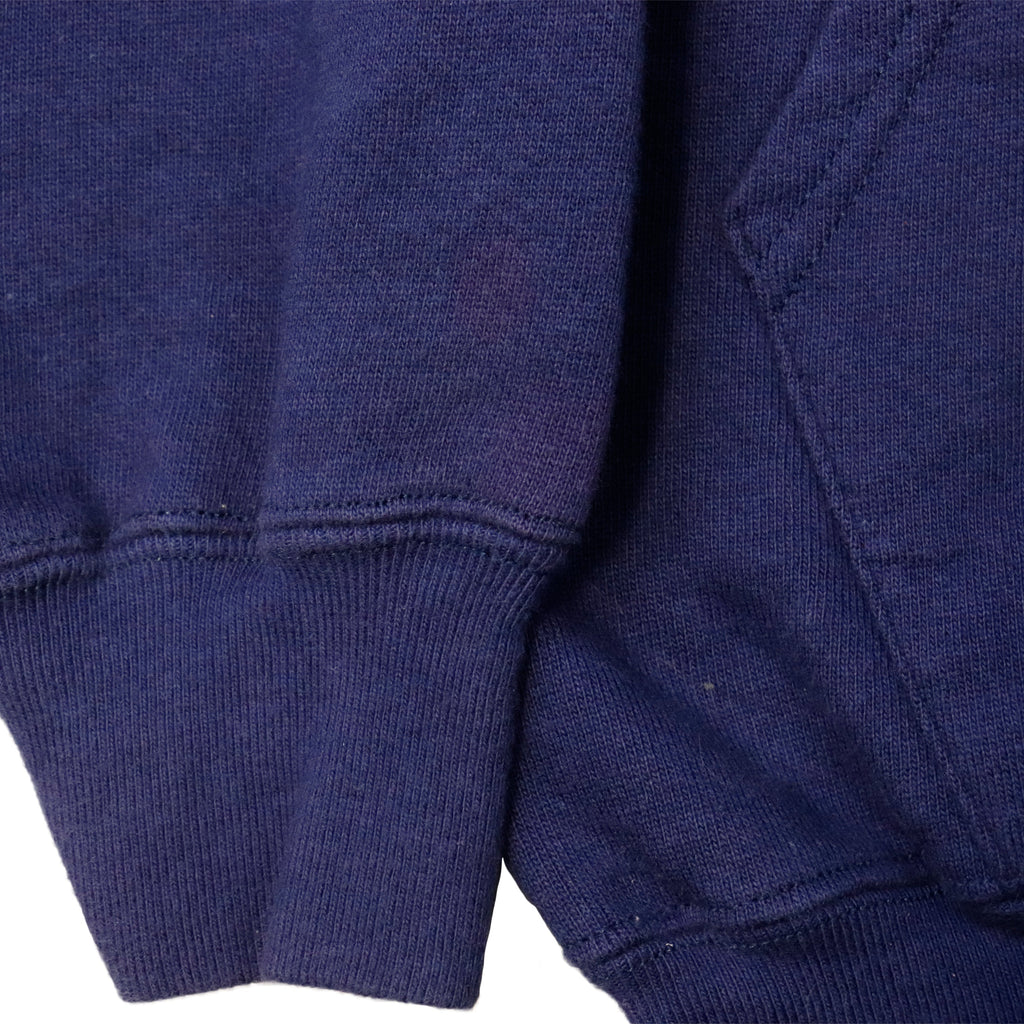 Vintage 90s RARE Russell Athletic Hooded Three-Button Pullover Sweatshirt Size M