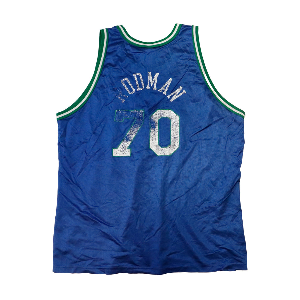 Vintage Champion Dallas 70 Basketball Jersey Size XXL