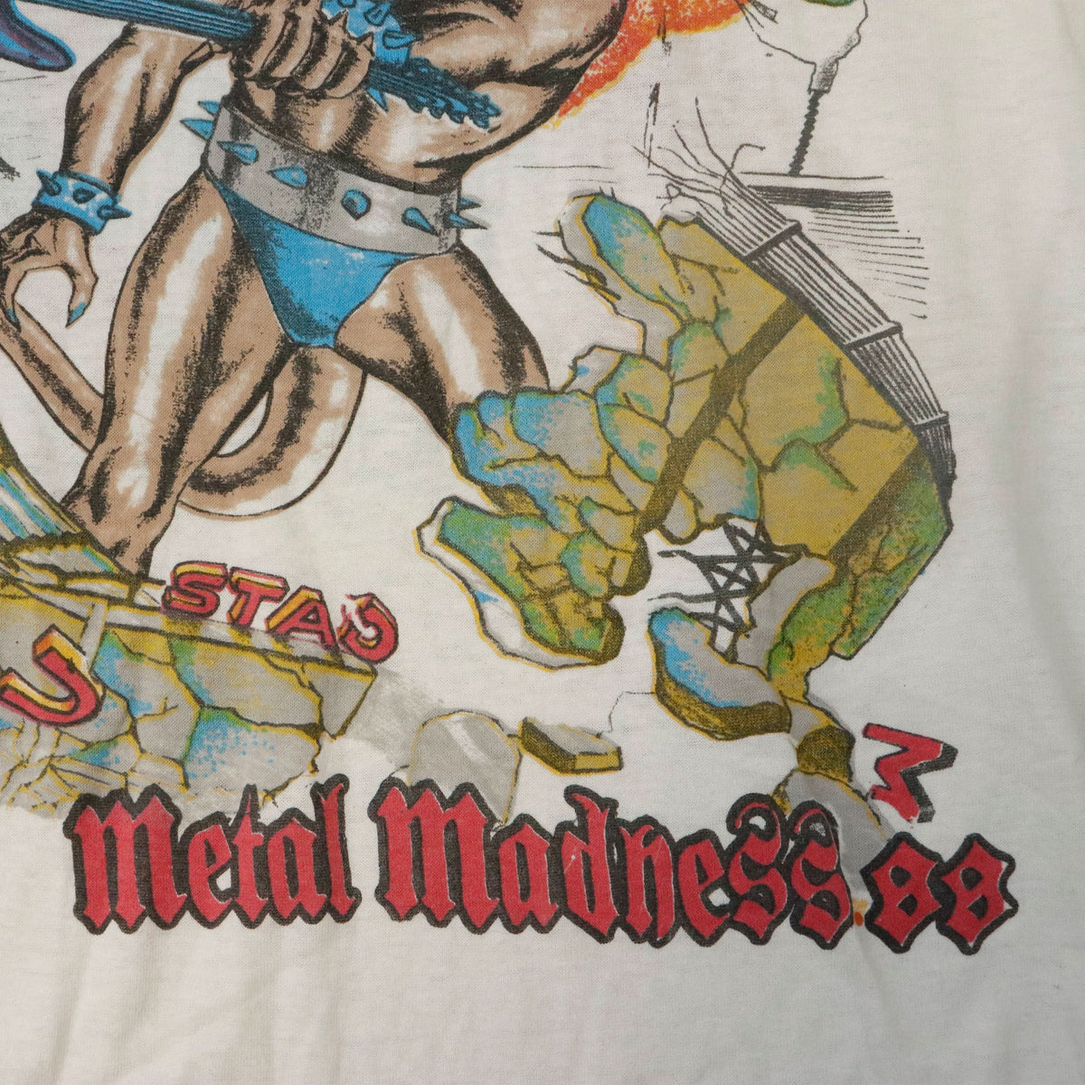 Vintage Monsters of Rock Graphic Tank Top Size L Van Halen Metallica and more