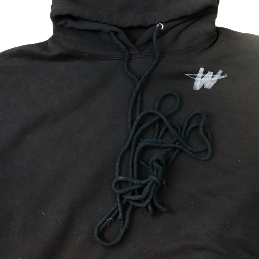 Vintage We11done Embroidered Logo Pullover Hoodie Size L